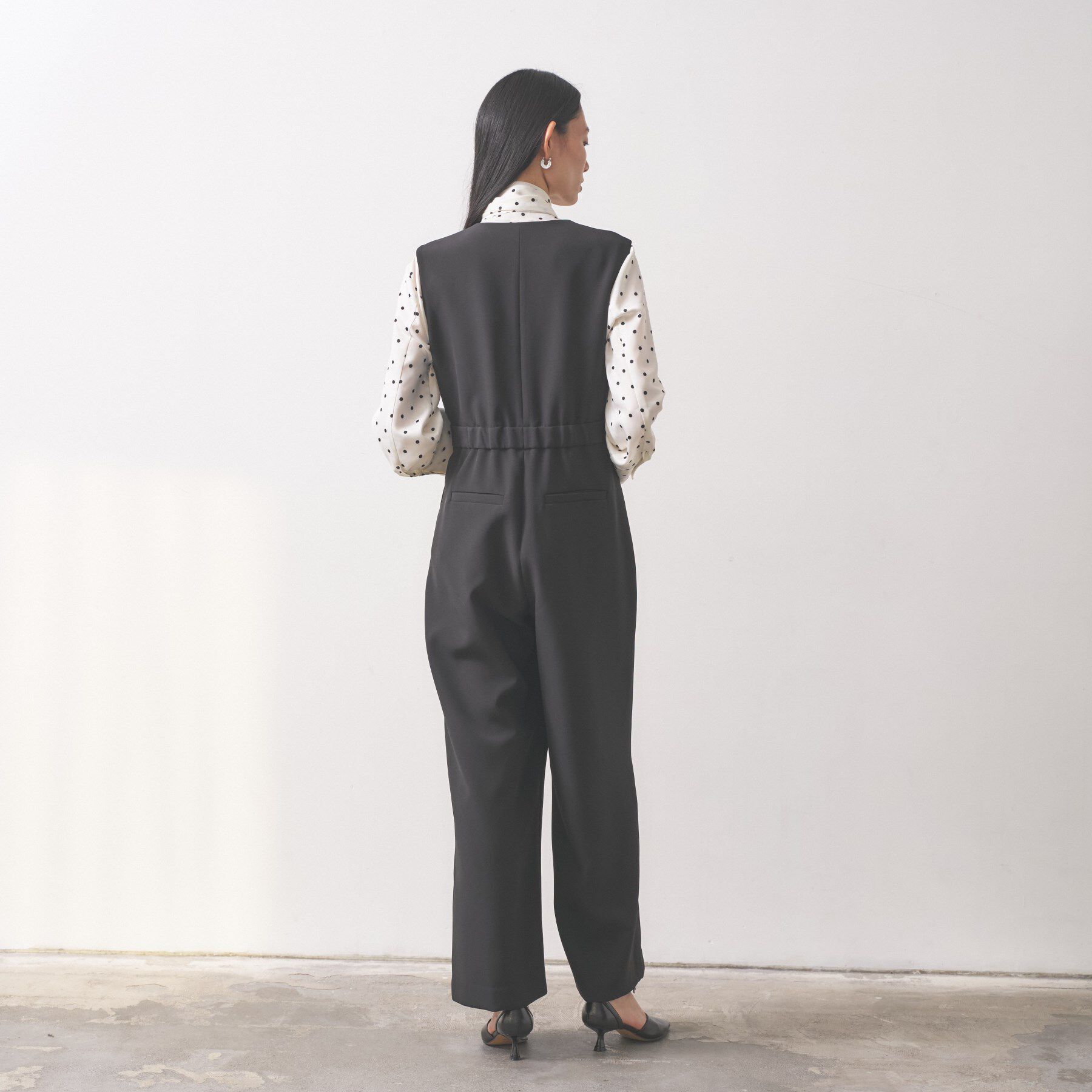 GALLEST「【オケージョン／セットアップ対応】ダブルクロスサロペット」|オールインワン|