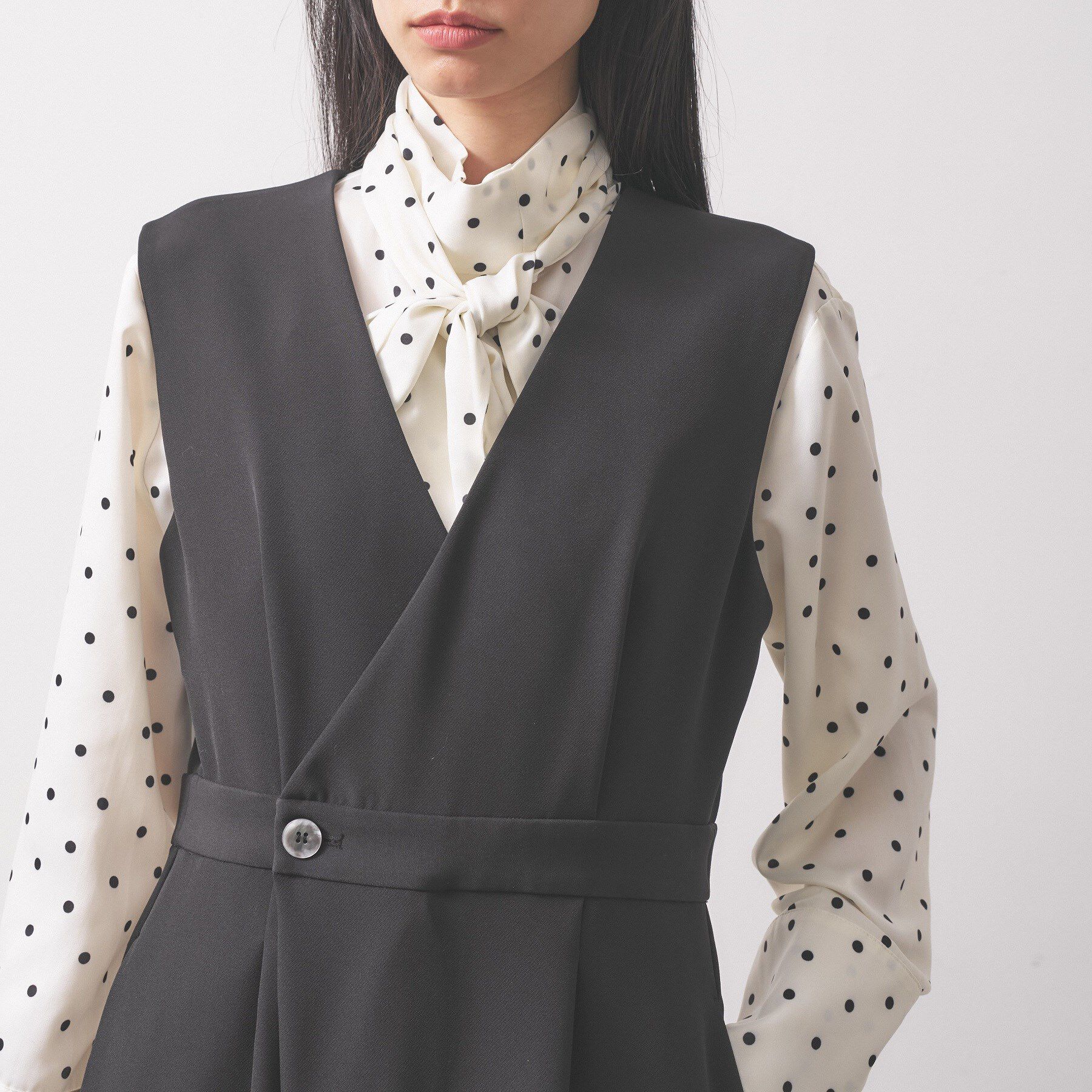 GALLEST「【オケージョン／セットアップ対応】ダブルクロスサロペット」|オールインワン|