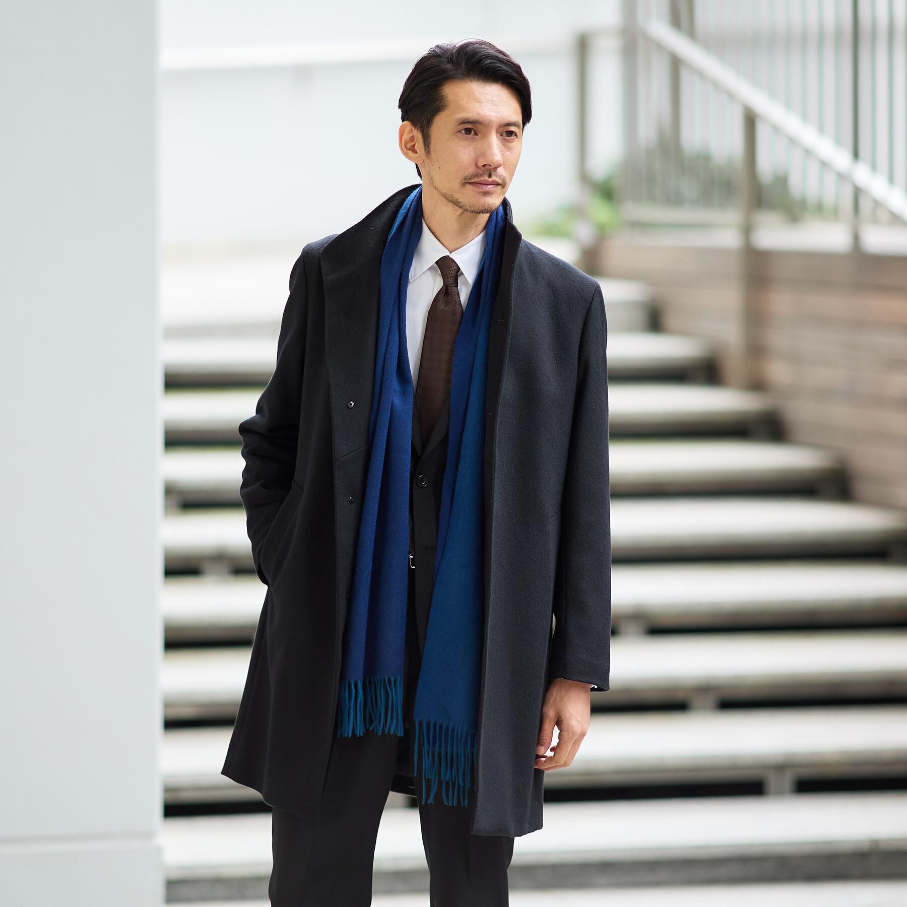 TAKEO KIKUCHI「【ウールカシミヤブレンド】ビーバー調 スタンドカラー コート」|その他|