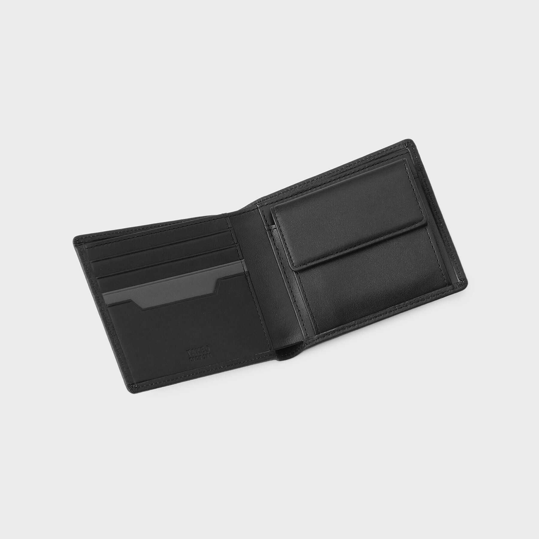 TAKEO KIKUCHI「ソフトシュリンクレザー 二つ折り財布」|財布|