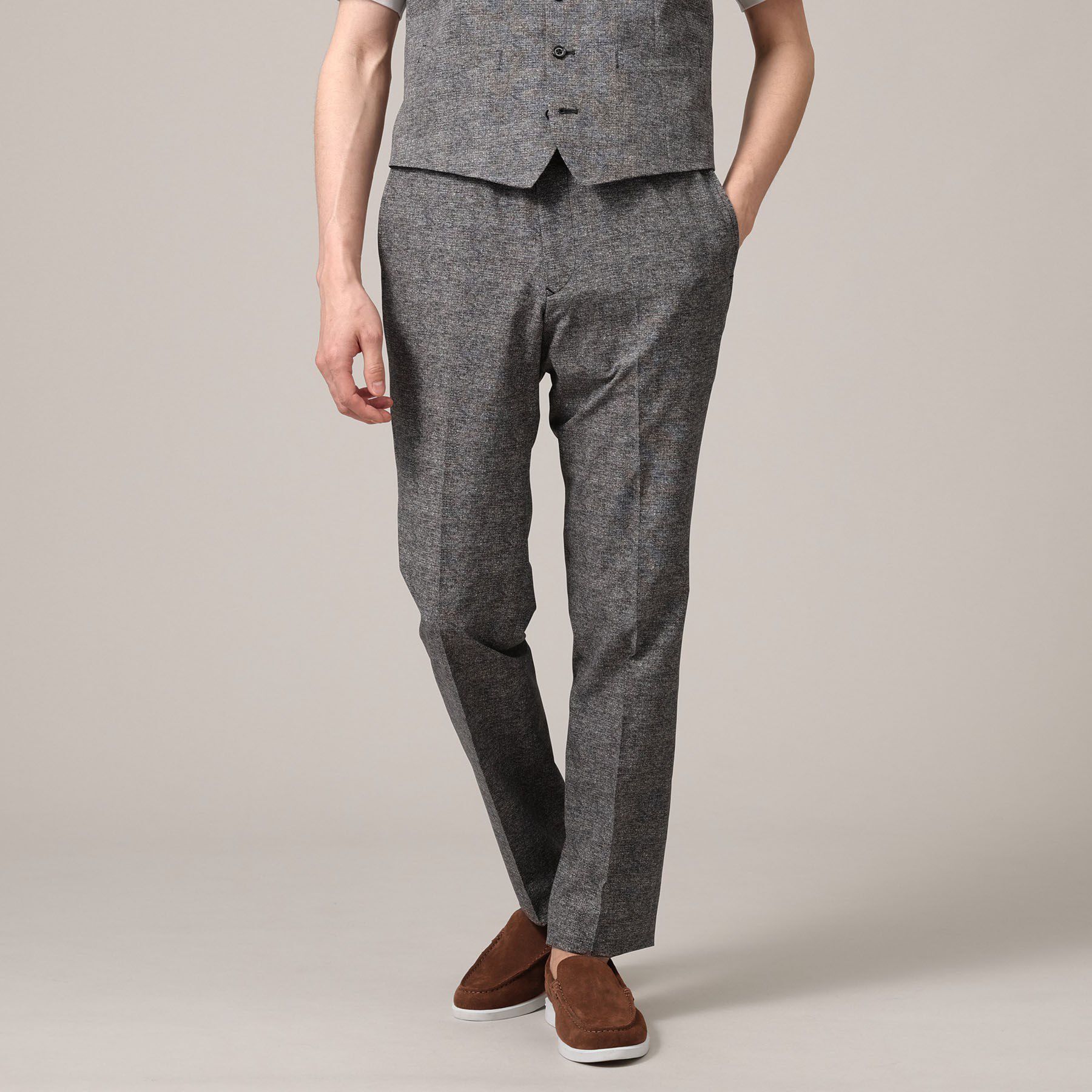 TAKEO KIKUCHI「【抗菌防臭】COOL DOTS（R）ドビープリント パンツ」|その他|ブラック(019)