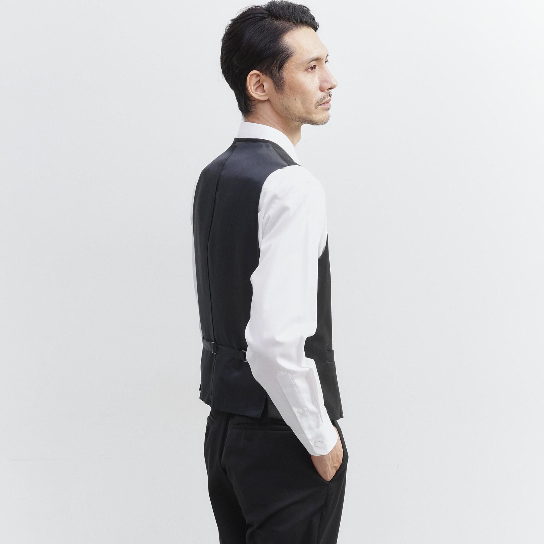 TAKEO KIKUCHI「【冠婚葬祭/3ピース対応】サージ ベスト」|スーツ|