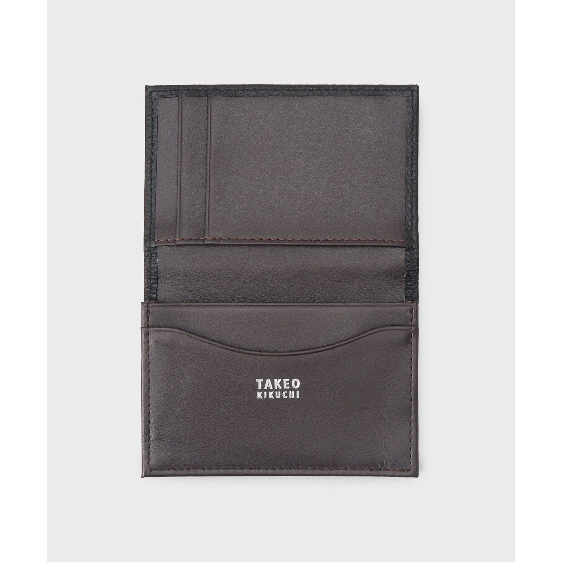 TAKEO KIKUCHI「イタリアンブラックレザー 名刺入れ」|名刺入れ・カードケース|