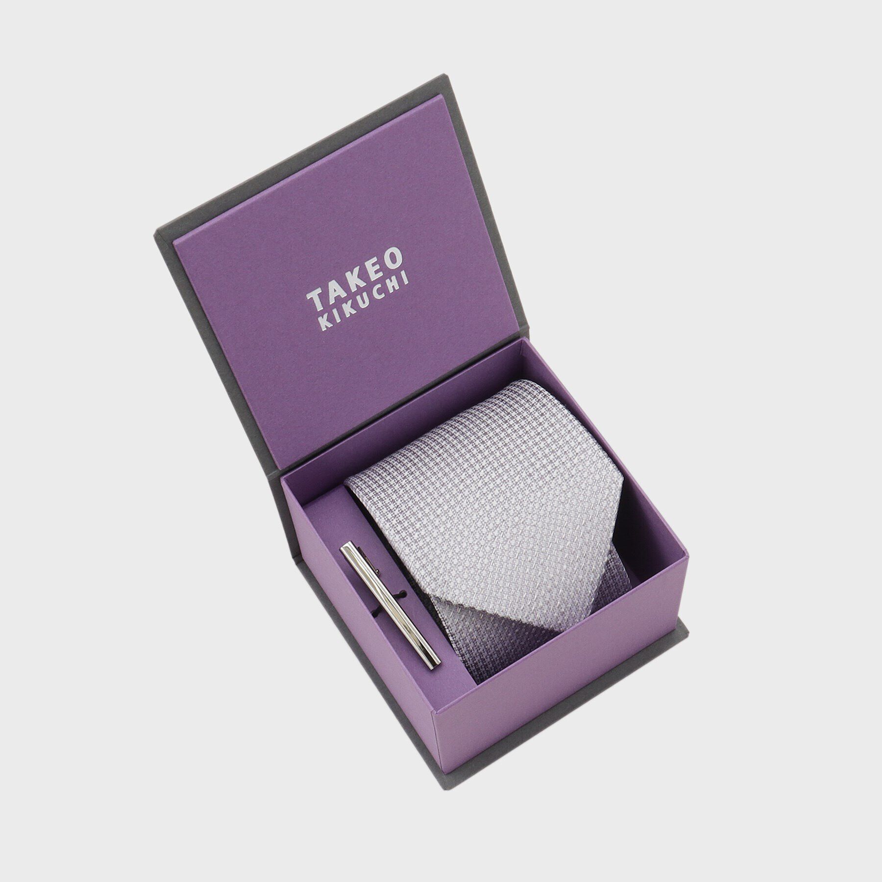 TAKEO KIKUCHI「ムジネクタイ&タイバー カラーBOXセット」|ネクタイ・蝶ネクタイ|