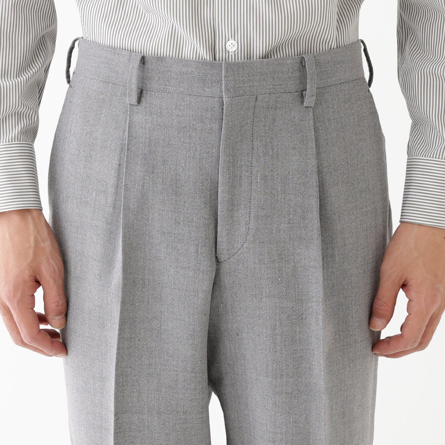 TAKEO KIKUCHI「【THE FLAGSHIP】キューバビーチリネン ダブルブレステッドスーツ」|スーツ|