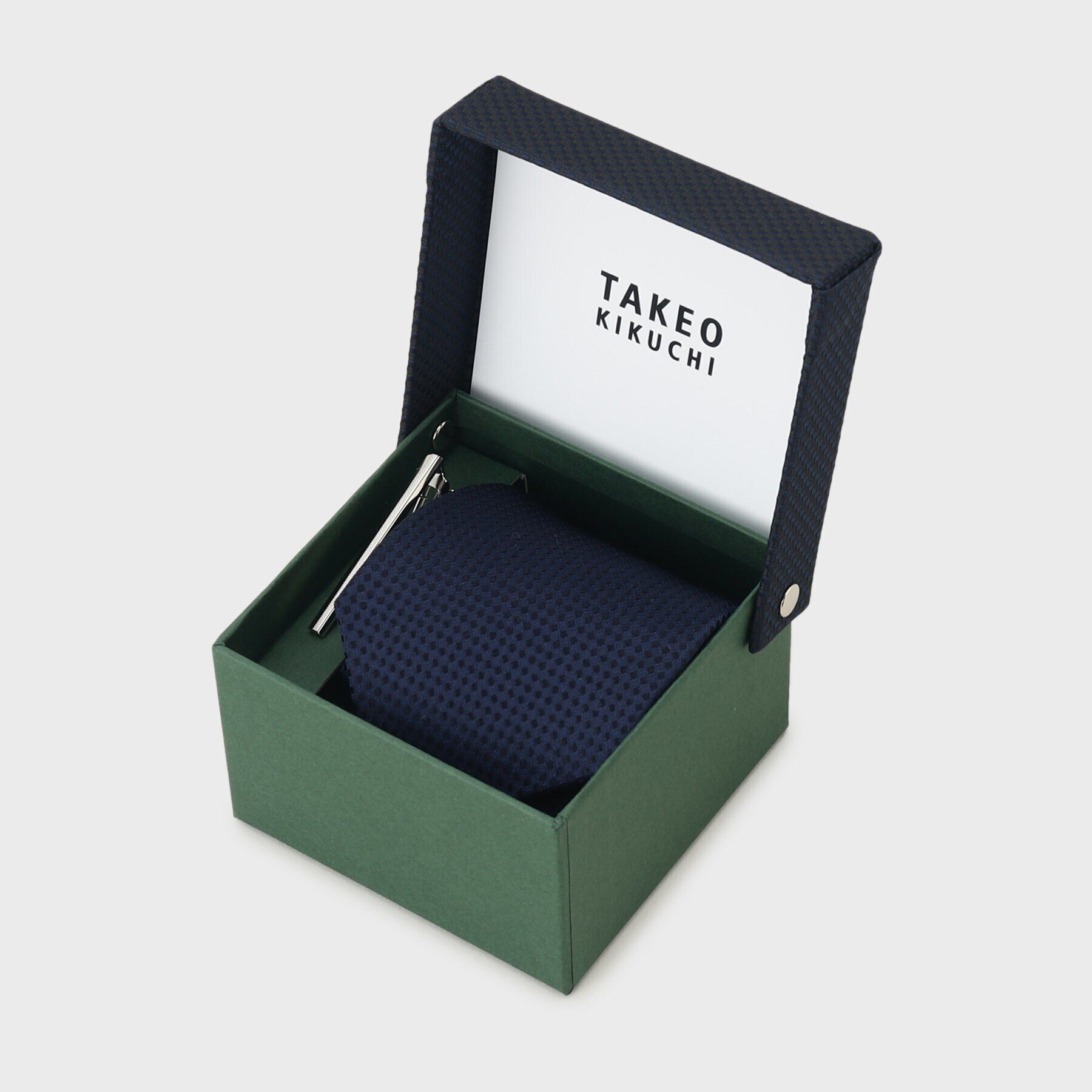 TAKEO KIKUCHI「【BOXセット】スタンダード柄ネクタイ＆タイバー」|ネクタイ・蝶ネクタイ|