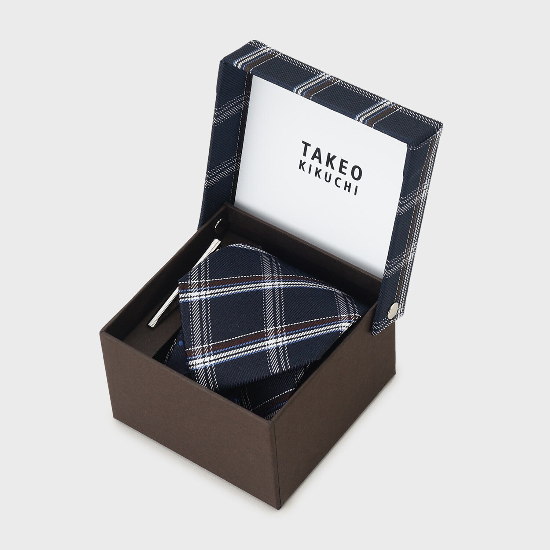 TAKEO KIKUCHI「【BOXセット】スタンダード柄ネクタイ＆タイバー」|ネクタイ・蝶ネクタイ|