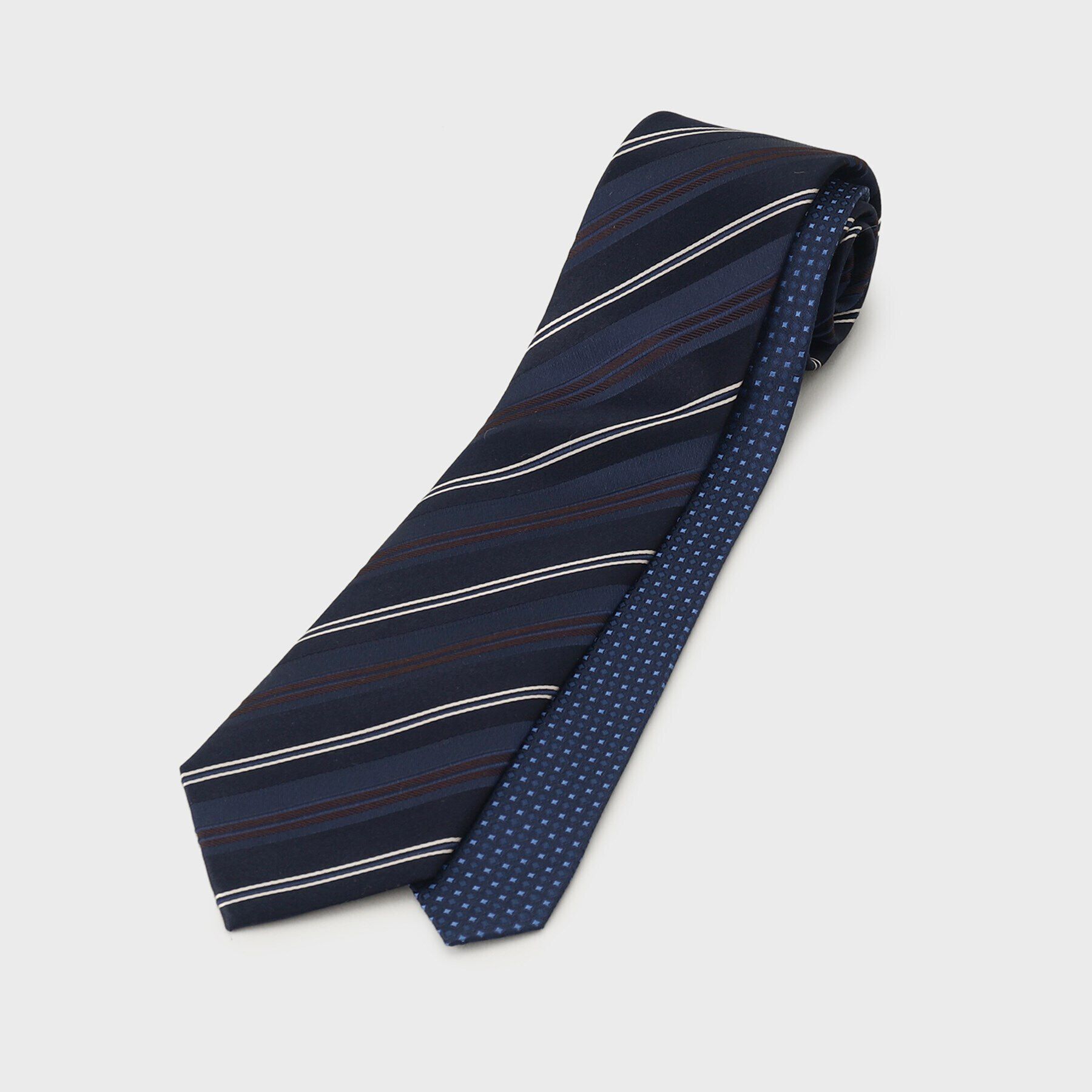 TAKEO KIKUCHI「【BOXセット】スタンダード柄ネクタイ＆タイバー」|ネクタイ・蝶ネクタイ|