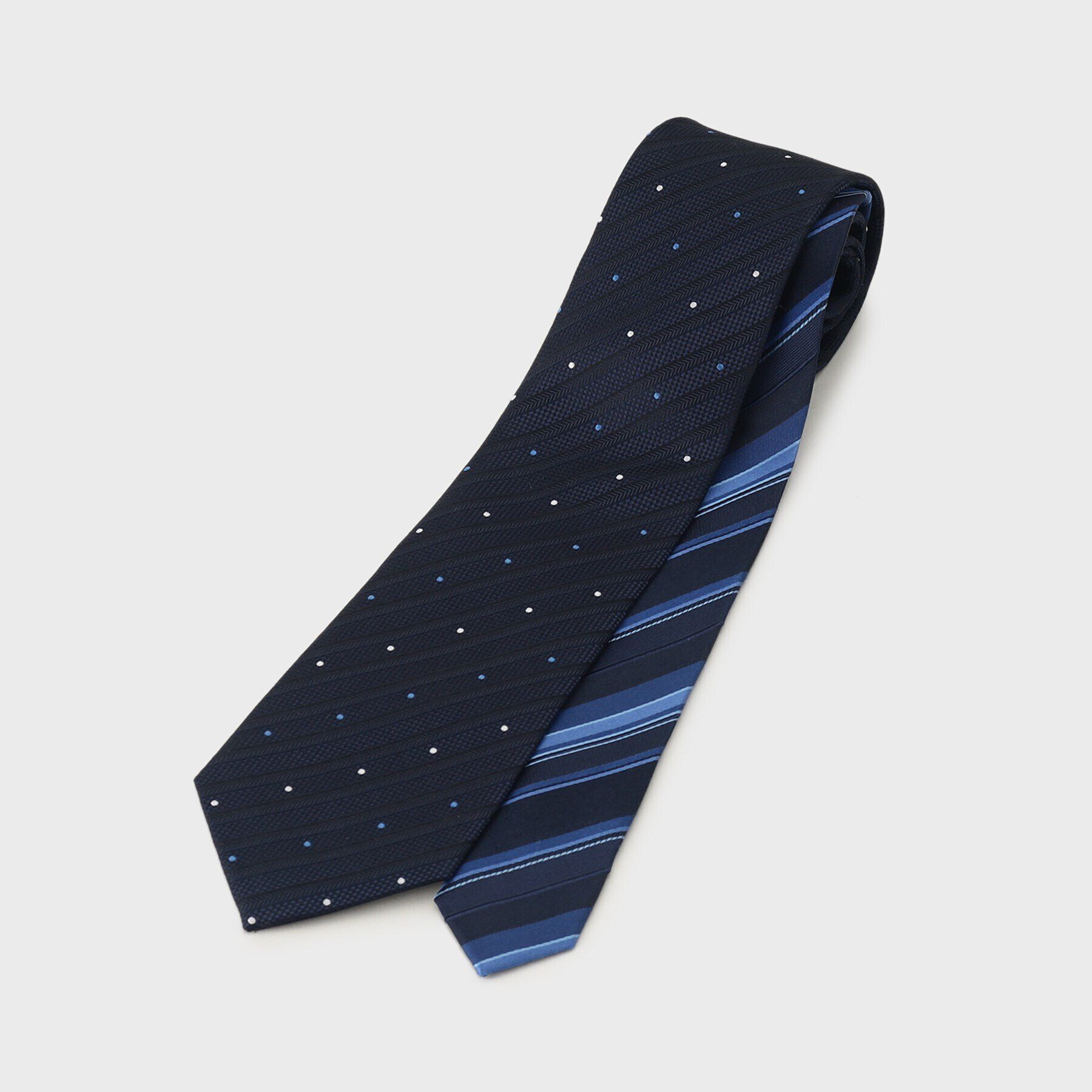 TAKEO KIKUCHI「【BOXセット】スタンダード柄ネクタイ＆タイバー」|ネクタイ・蝶ネクタイ|