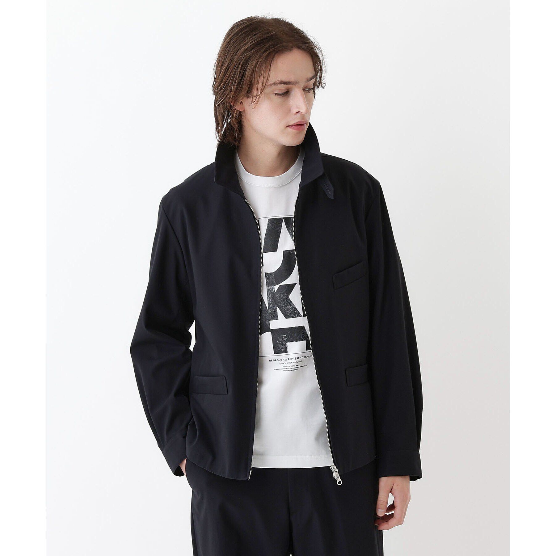 TAKEO KIKUCHI「【Made in JAPAN】パズル柄 半袖ポンチ Tシャツ」|Tシャツ・カットソー|