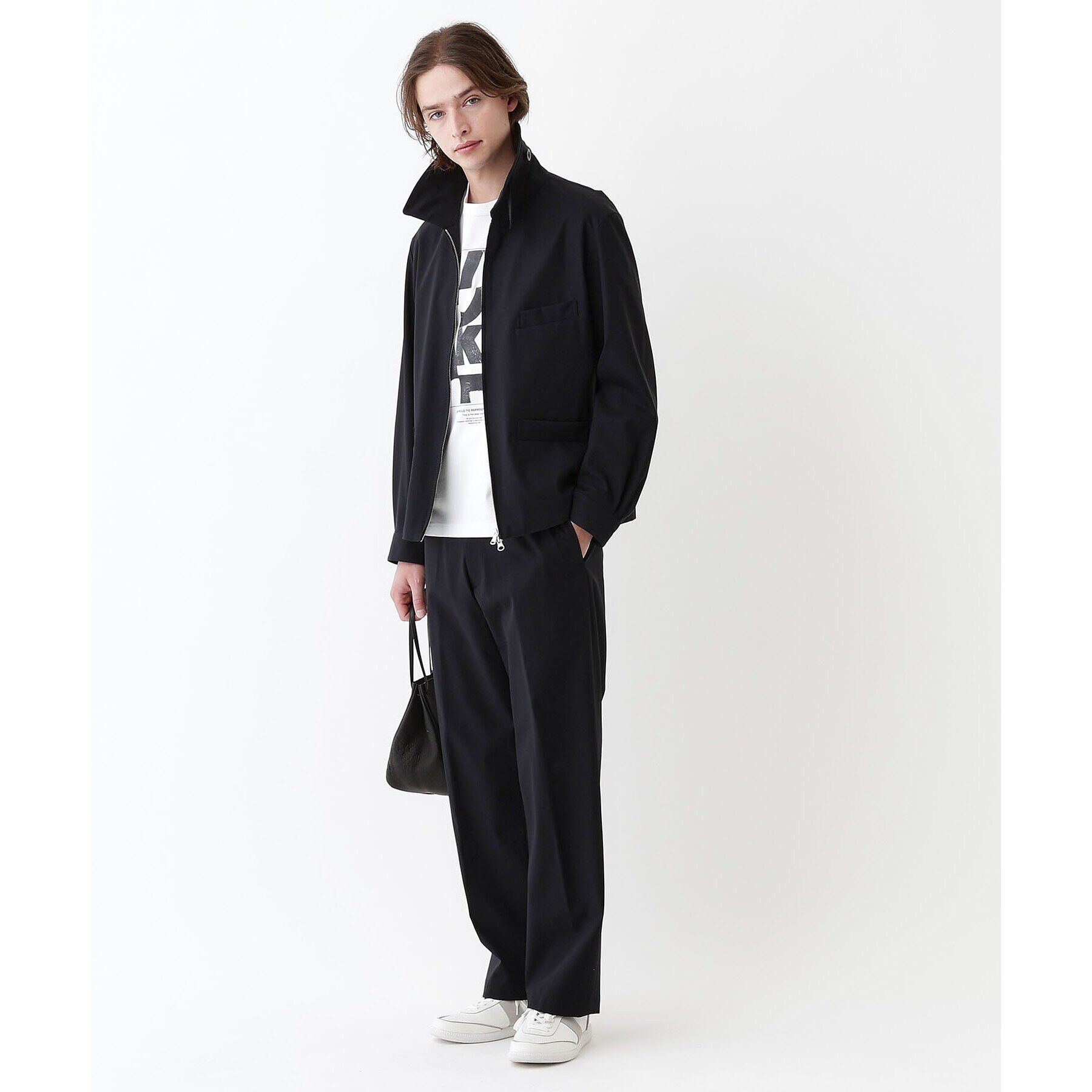 TAKEO KIKUCHI「【Made in JAPAN】パズル柄 半袖ポンチ Tシャツ」|Tシャツ・カットソー|