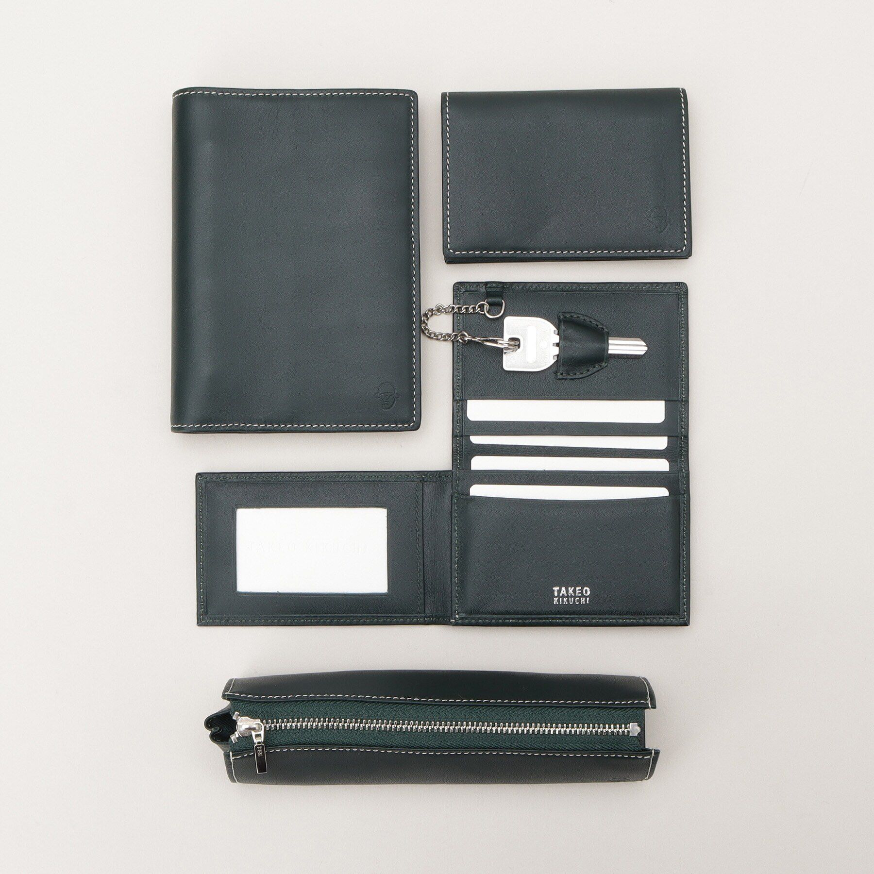TAKEO KIKUCHI「【Made in JAPAN】ラムタッチレザー ペンケース」|ステーショナリー|