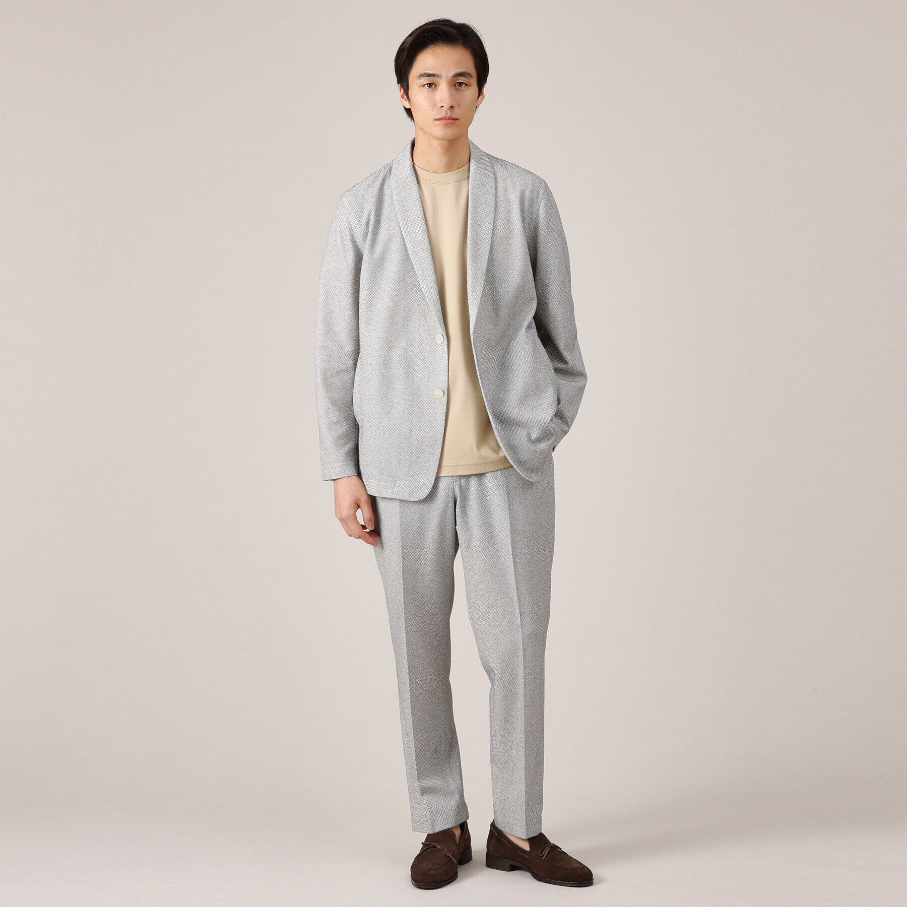 TAKEO KIKUCHI「【抗菌防臭】尾州リネン ドビーメッシュ イージーパンツ」|その他|