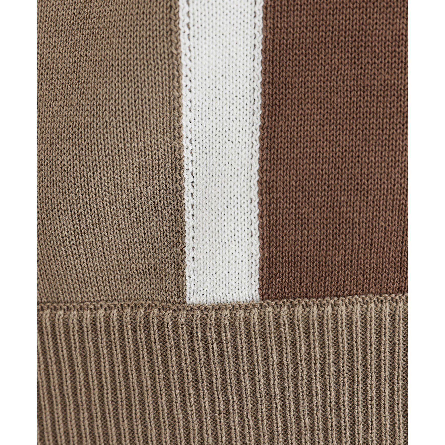 TAKEO KIKUCHI「カラーブロッキング プルオーバー ニット」|ニット・セーター|