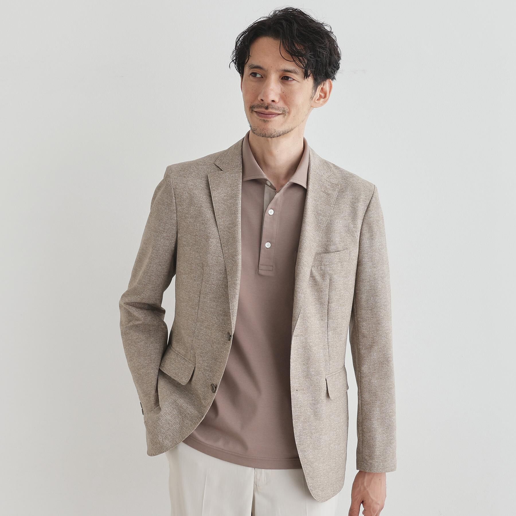 TAKEO KIKUCHI「【LIMITED】アイスクリアコットンポンチポロシャツ」|ポロシャツ|