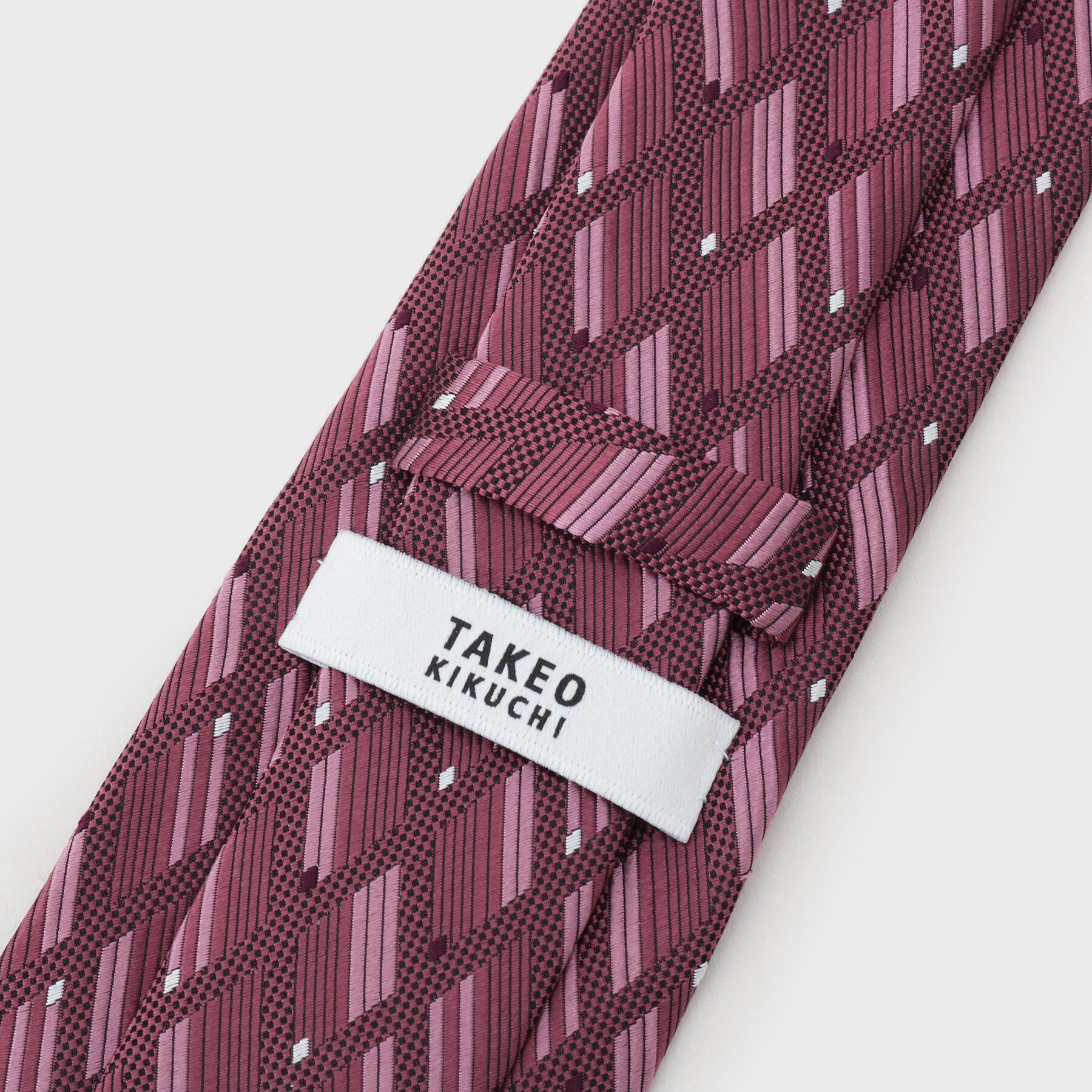 TAKEO KIKUCHI「【縁起の良いネクタイ】PNJ 菱紋ネクタイ」|ネクタイ・蝶ネクタイ|