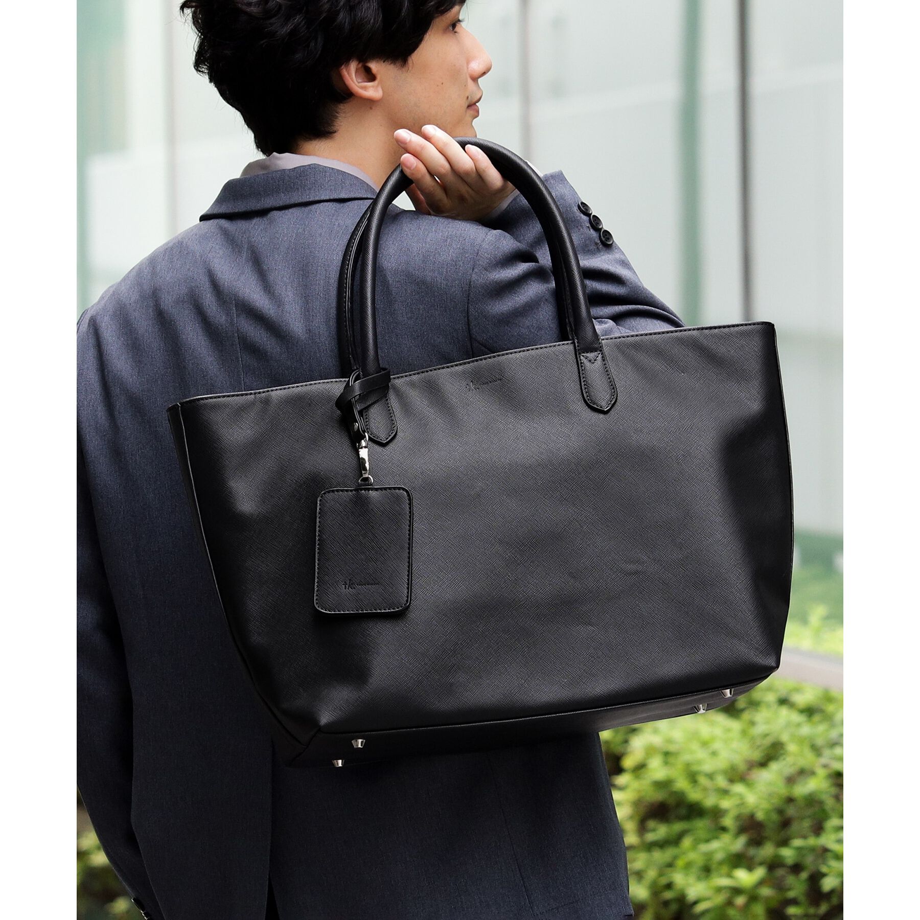 tk.TAKEO KIKUCHI「レザー調トートバッグ」|トートバッグ|