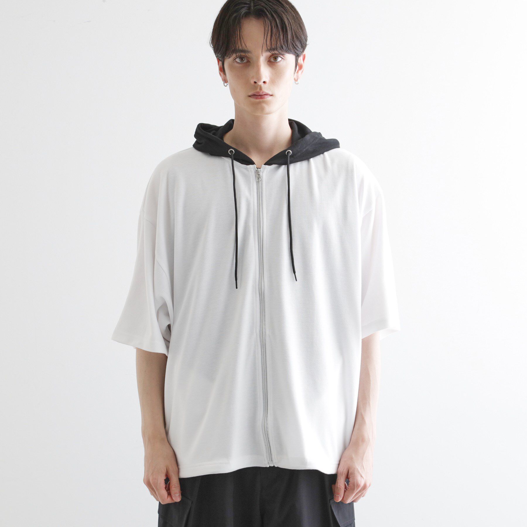 tk.TAKEO KIKUCHI「ドルマンジップパーカ」|パーカー|