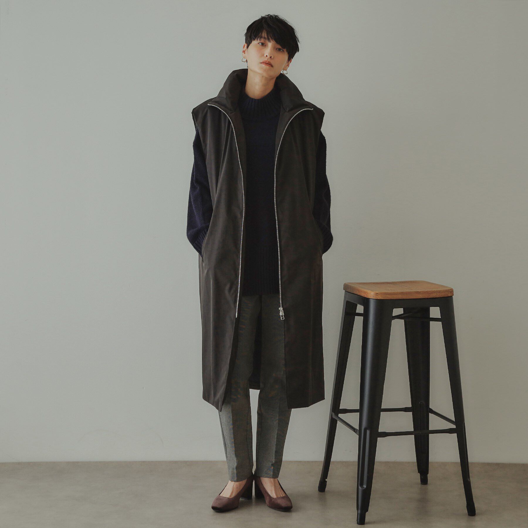 OPAQUE.CLIP「【大草直子さんコラボ】3WAYアウター」|ダウン|