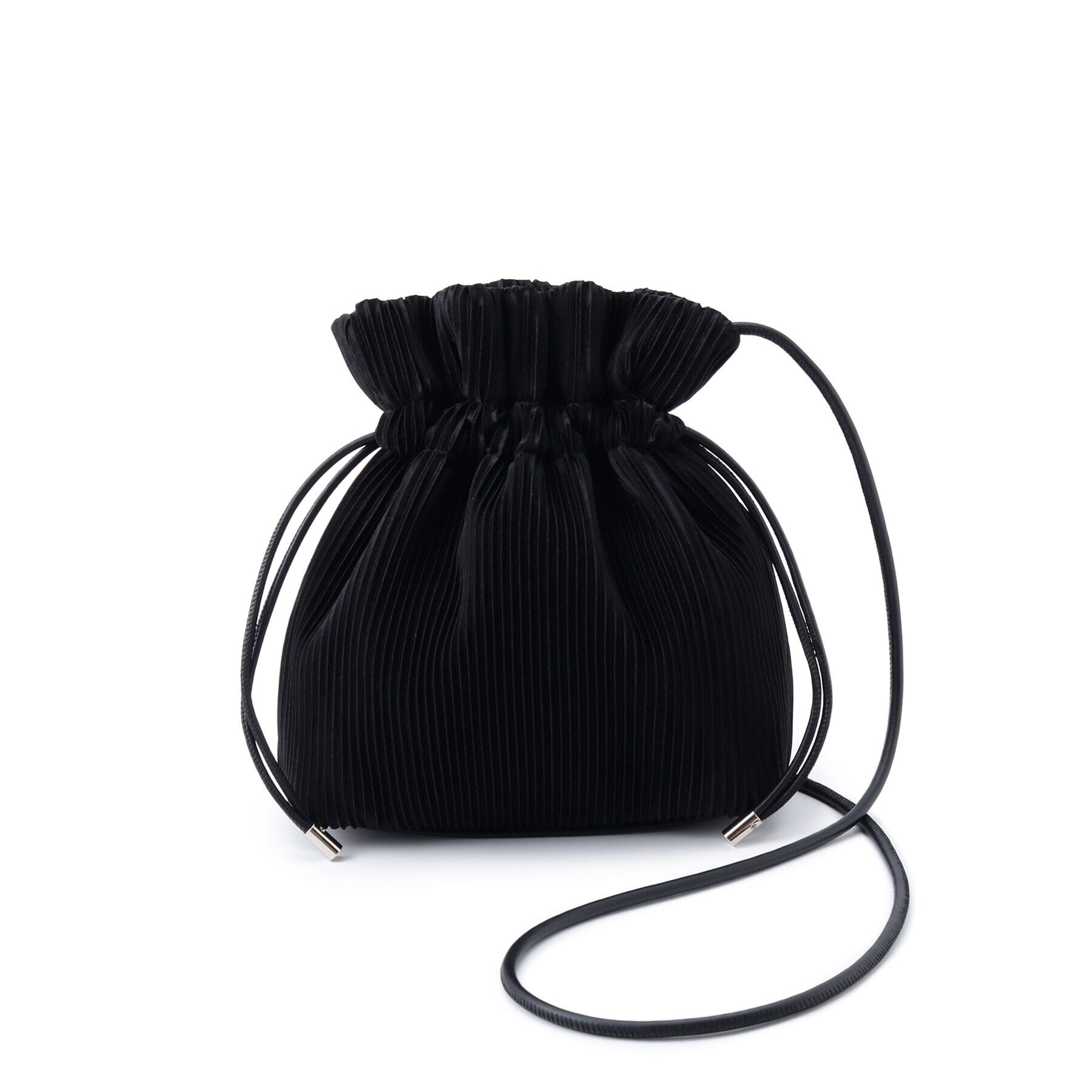 OPAQUE.CLIP「【長さ調整可能】プリーツドロストミニショルダーバッグ」|ショルダー・メッセンジャー|