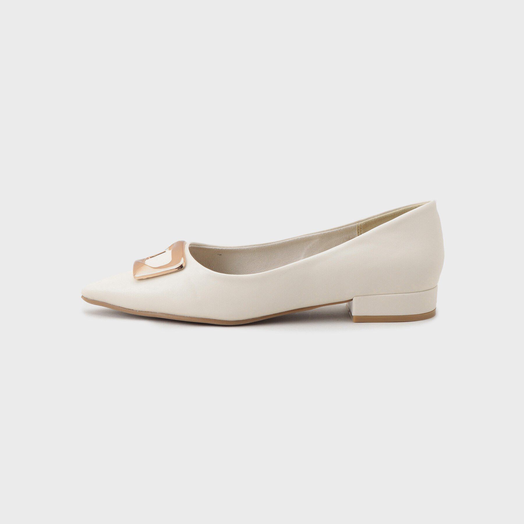 OPAQUE.CLIP「【抗菌防臭加工】ゴールドメタルポインテッドデザインパンプス」|パンプス|