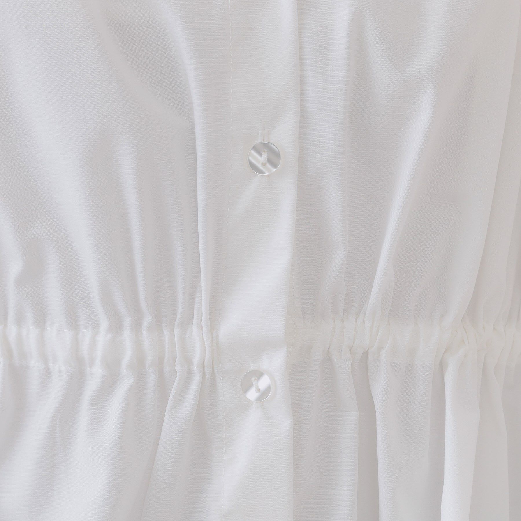 OPAQUE.CLIP「ウエストリボンペプラムシャツ【洗濯機洗い可】」|シャツ・ブラウス|