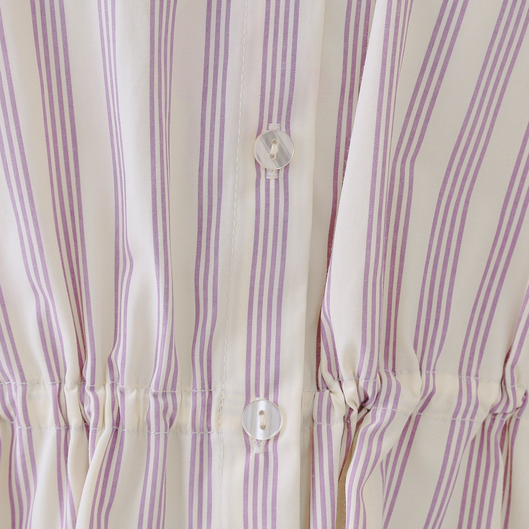 OPAQUE.CLIP「ウエストリボンペプラムシャツ【洗濯機洗い可】」|シャツ・ブラウス|