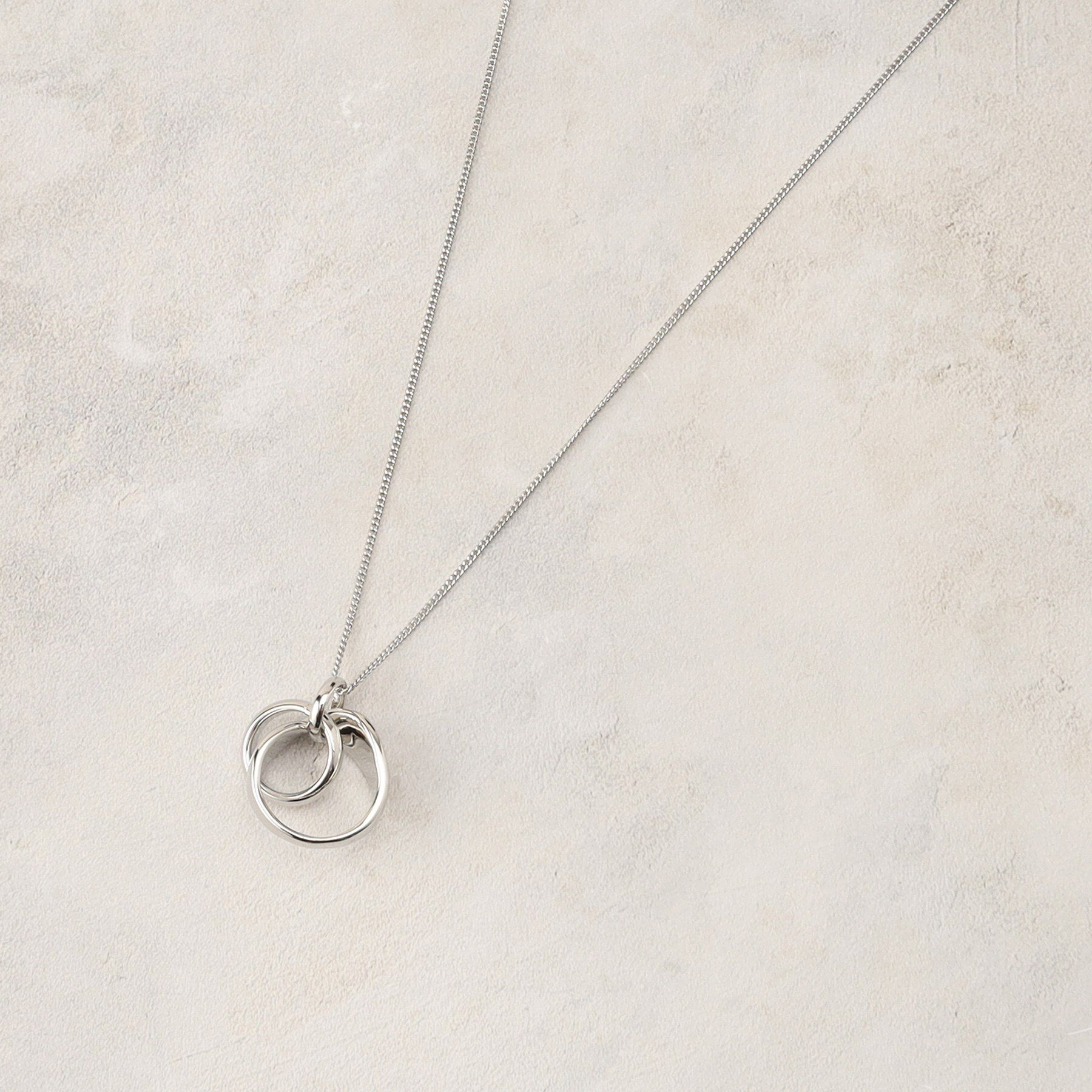 OPAQUE.CLIP「ニュアンスメタルリングネックレス」|ネックレス|シルバー(006)