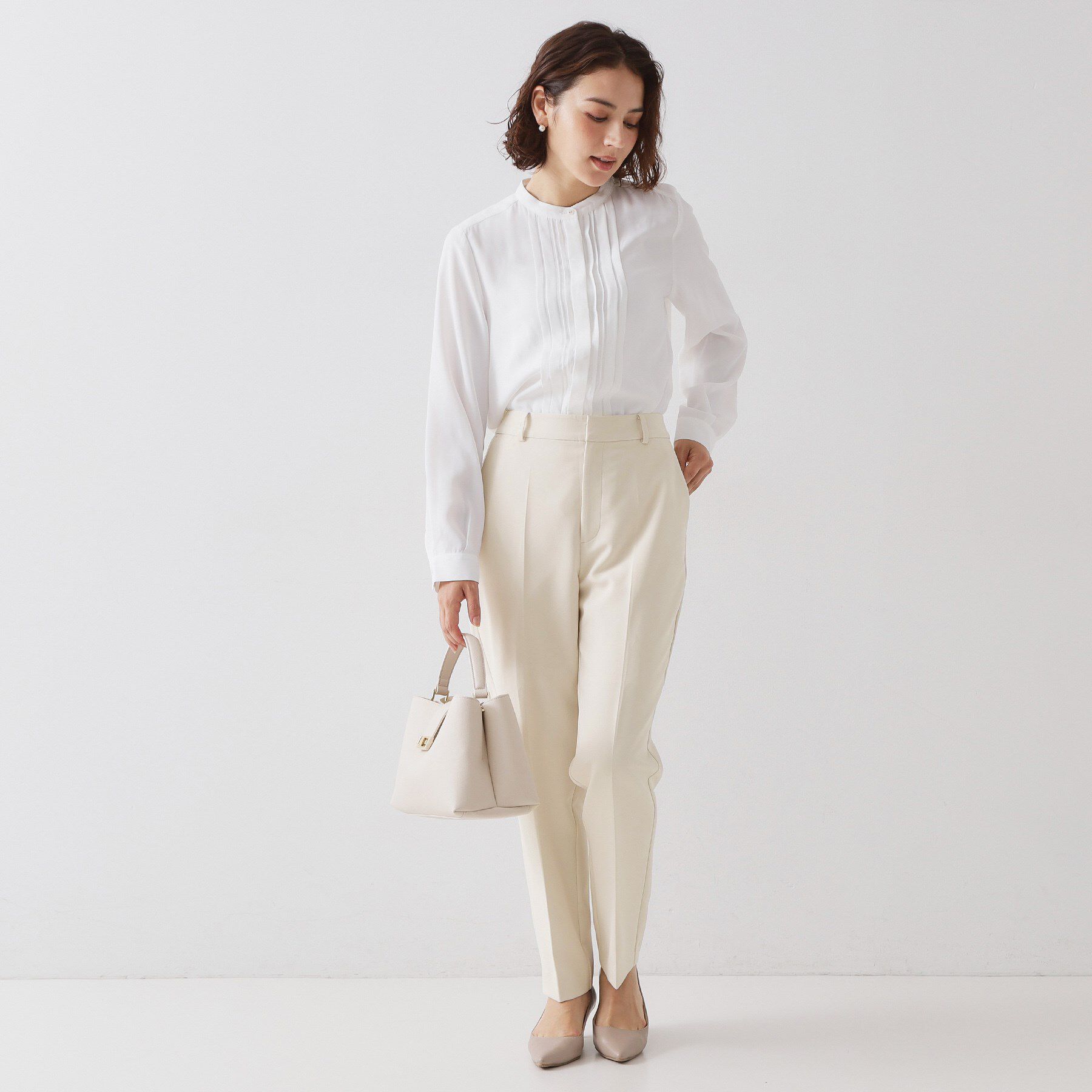 OPAQUE.CLIP「≪通勤・セレモニーセットアップ対応≫ テーパードパンツダブルクロス【洗濯機OK】」|その他|