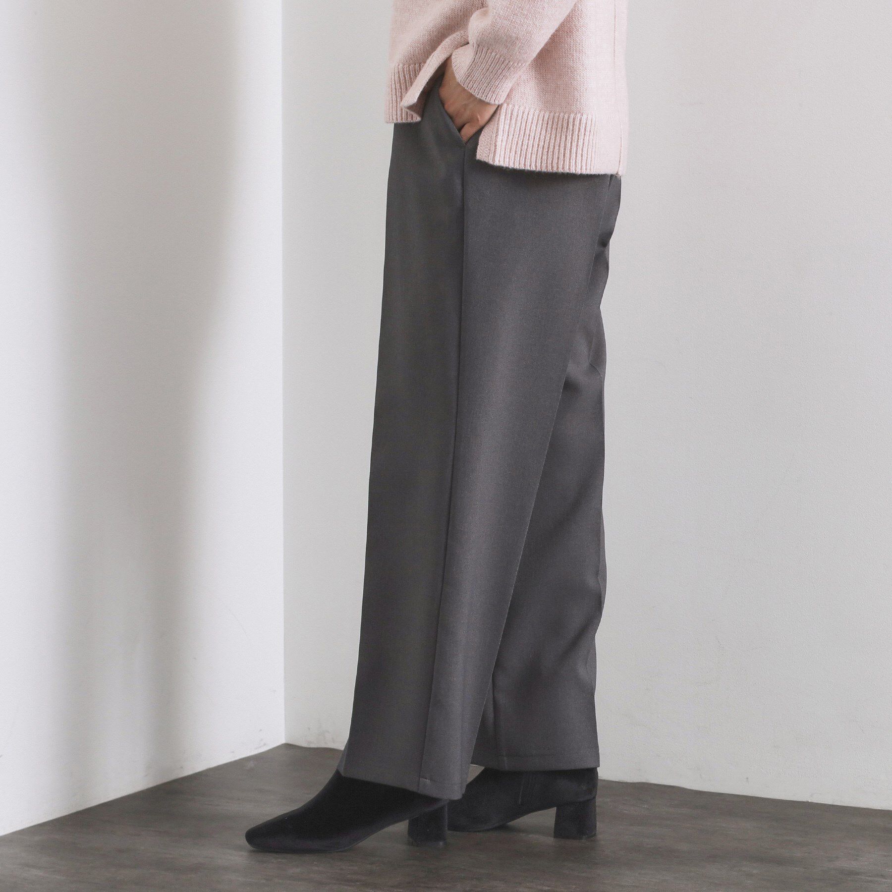 OPAQUE.CLIP「イージーワイドパンツ【洗濯機OK】」|その他|