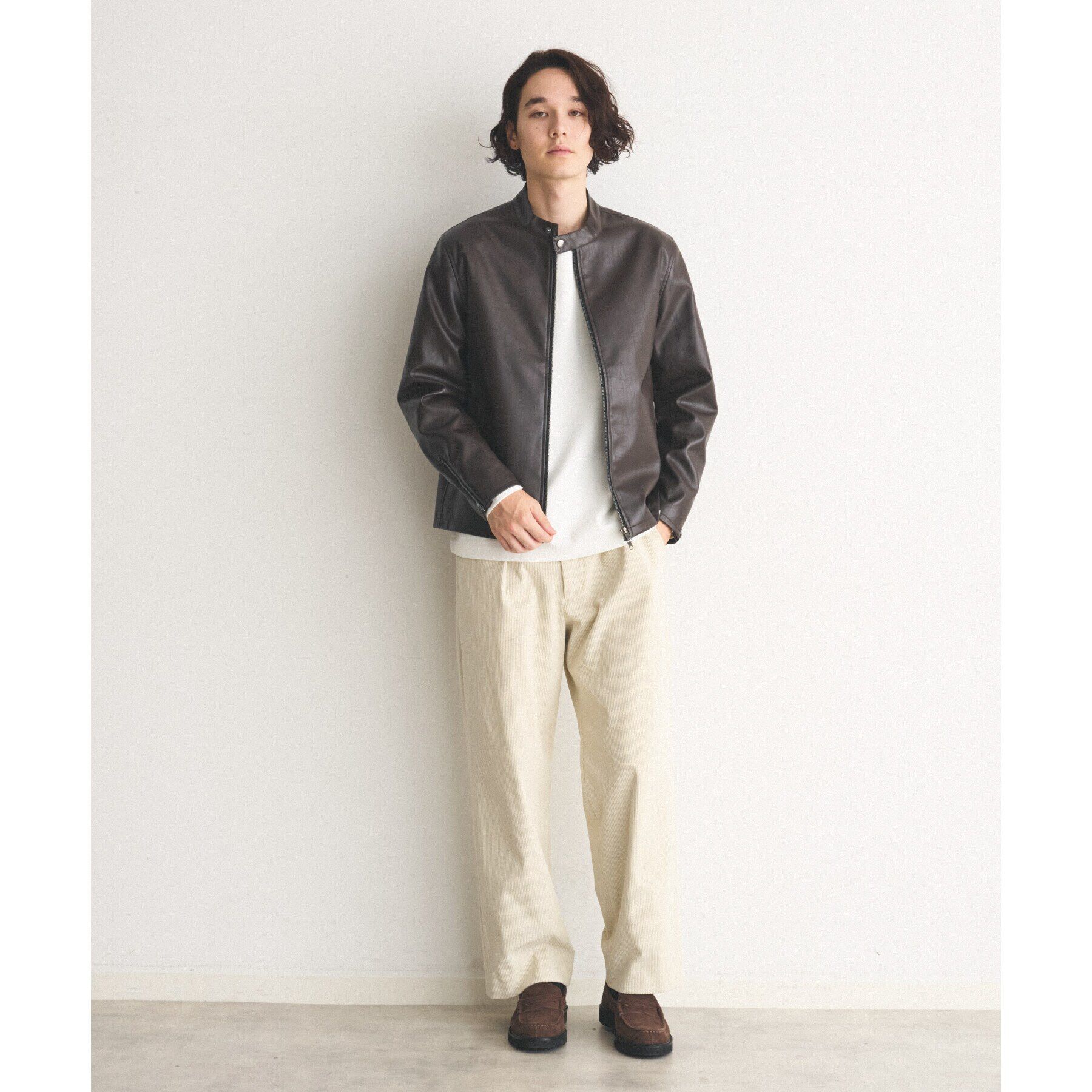 THE SHOP TK「ヴィンテージライクシングルライダース」|ライダースジャケット|