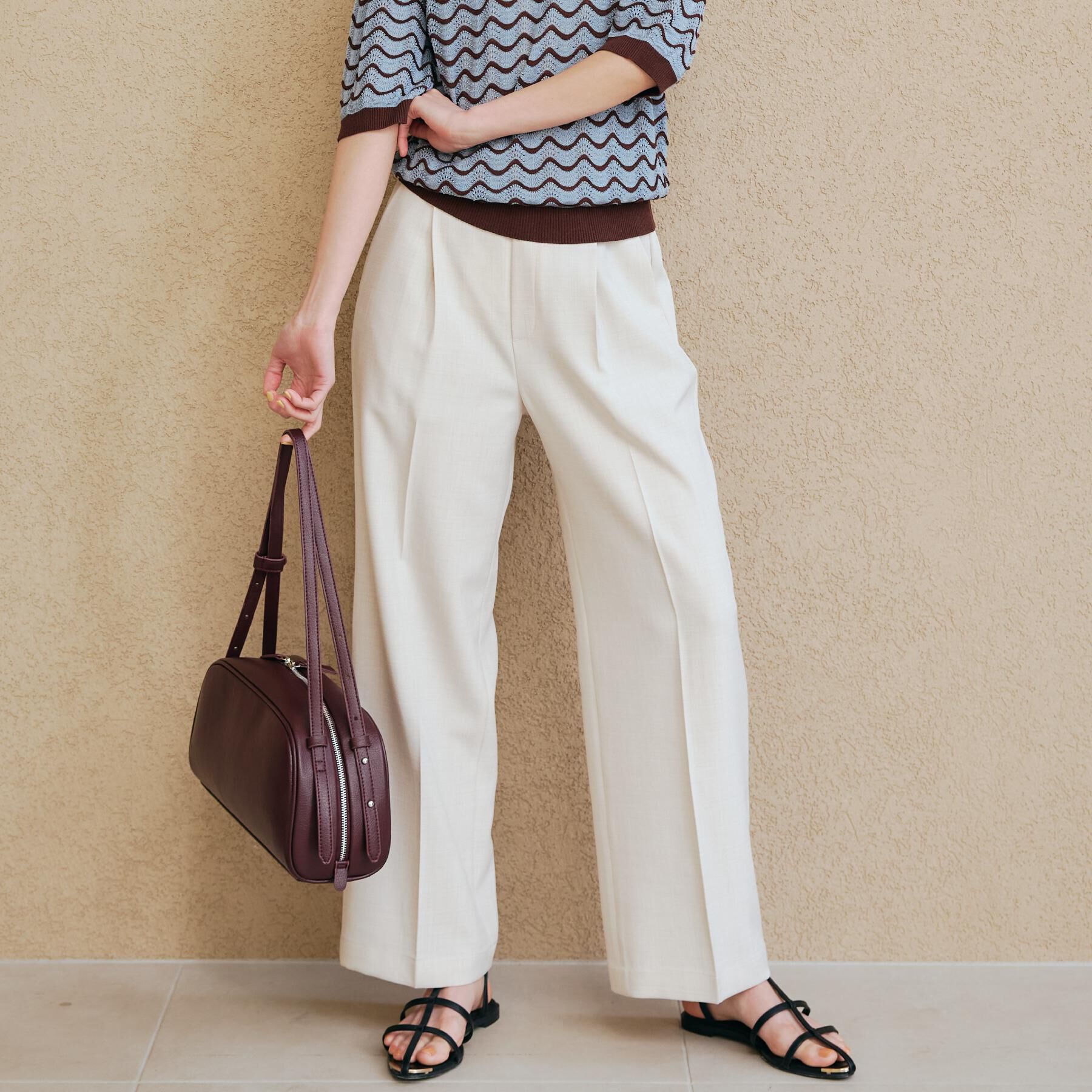 THE SHOP TK「【CAVIAN】ベーシックワイドパンツ/洗濯機OK」|その他|