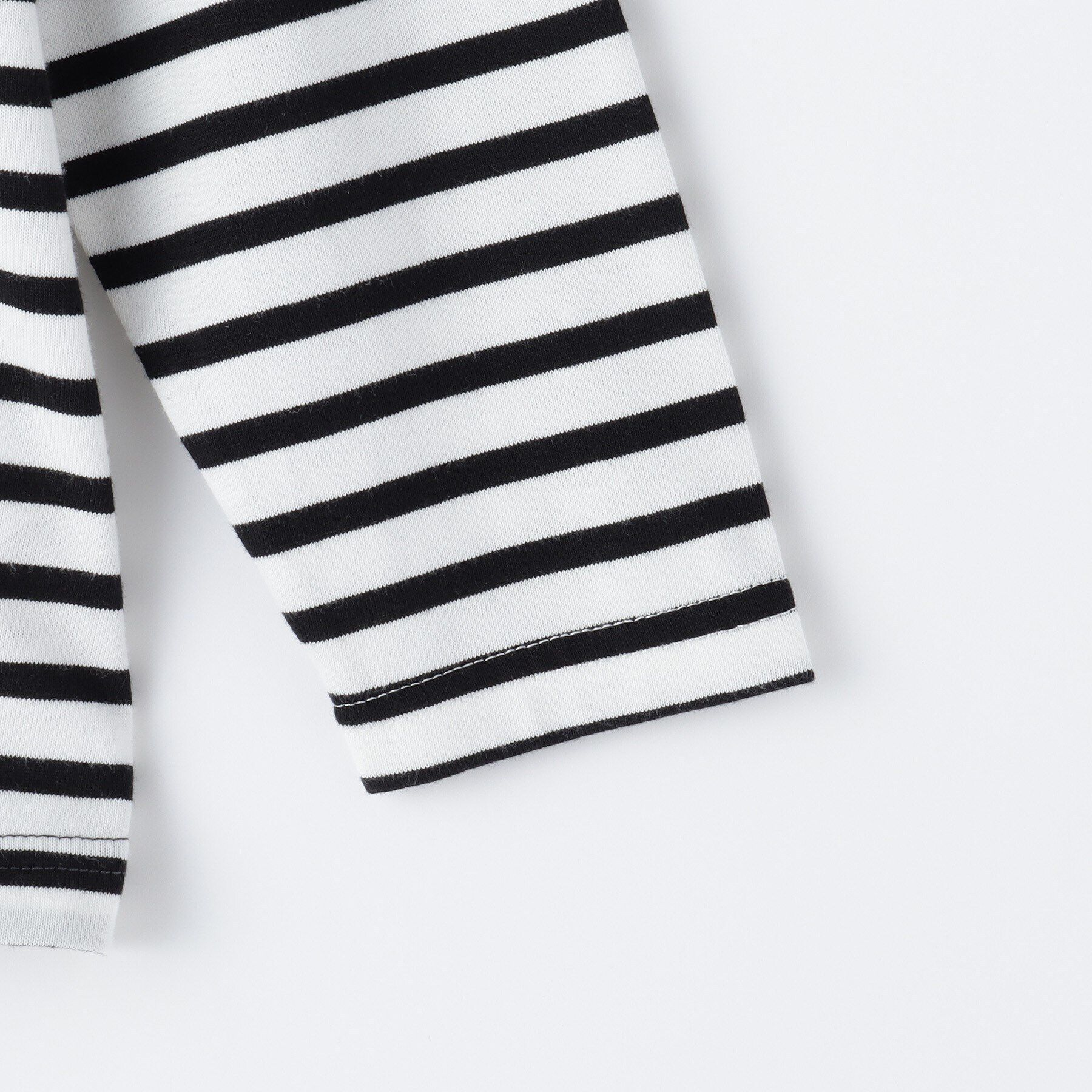 THE SHOP TK「【100-150】斜めブロッキング長袖Tシャツ/洗濯機OK」|Tシャツ・カットソー|