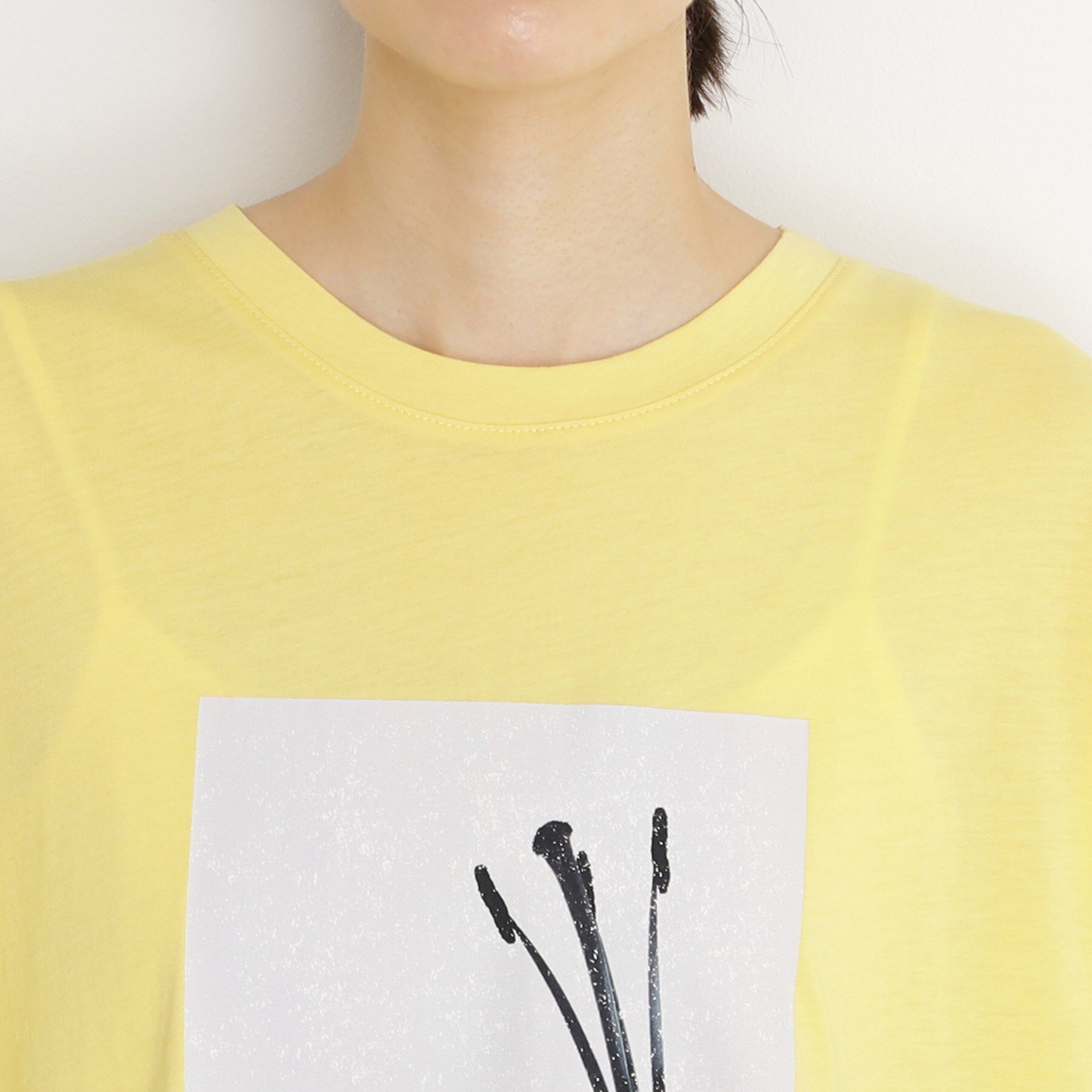 THE SHOP TK「異素材切替フォトプリントTシャツ【洗える】」|Tシャツ・カットソー|