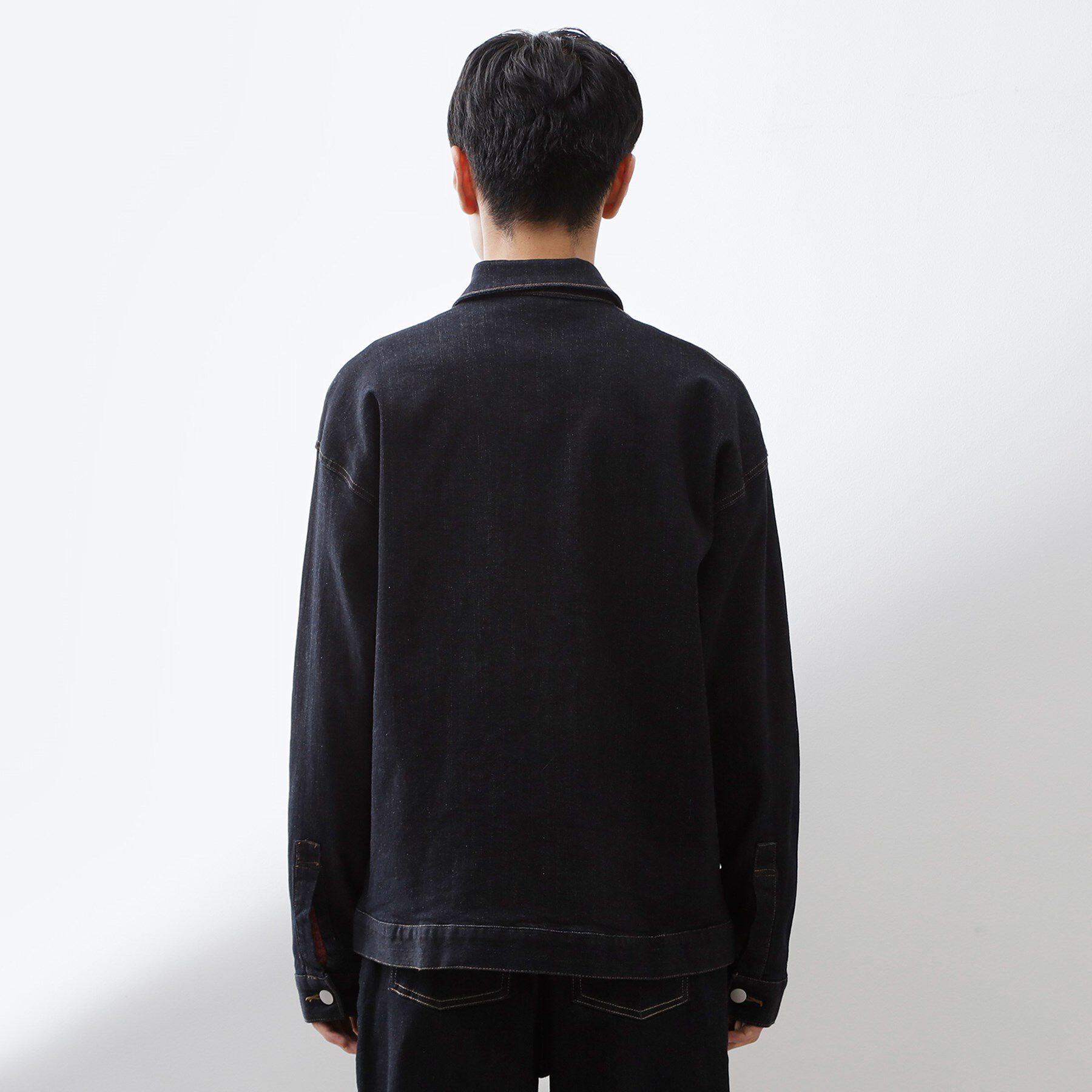 THE SHOP TK「オーガニックコットンデニムブルゾン 【セットアップ可】」|デニムジャケット|