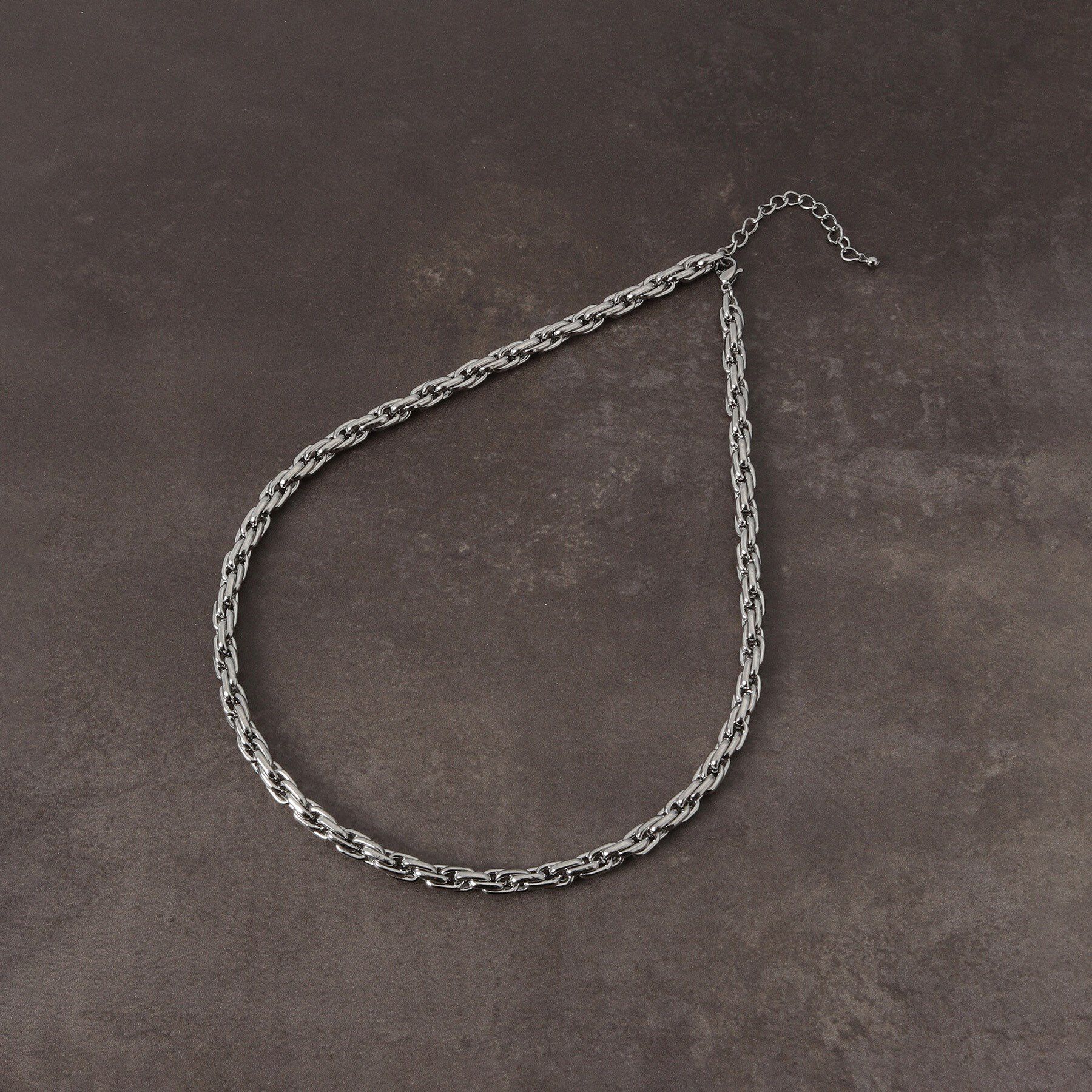 THE SHOP TK「オーバーラップ チェーン ステンレス ネックレス ユニセックス」|ネックレス|