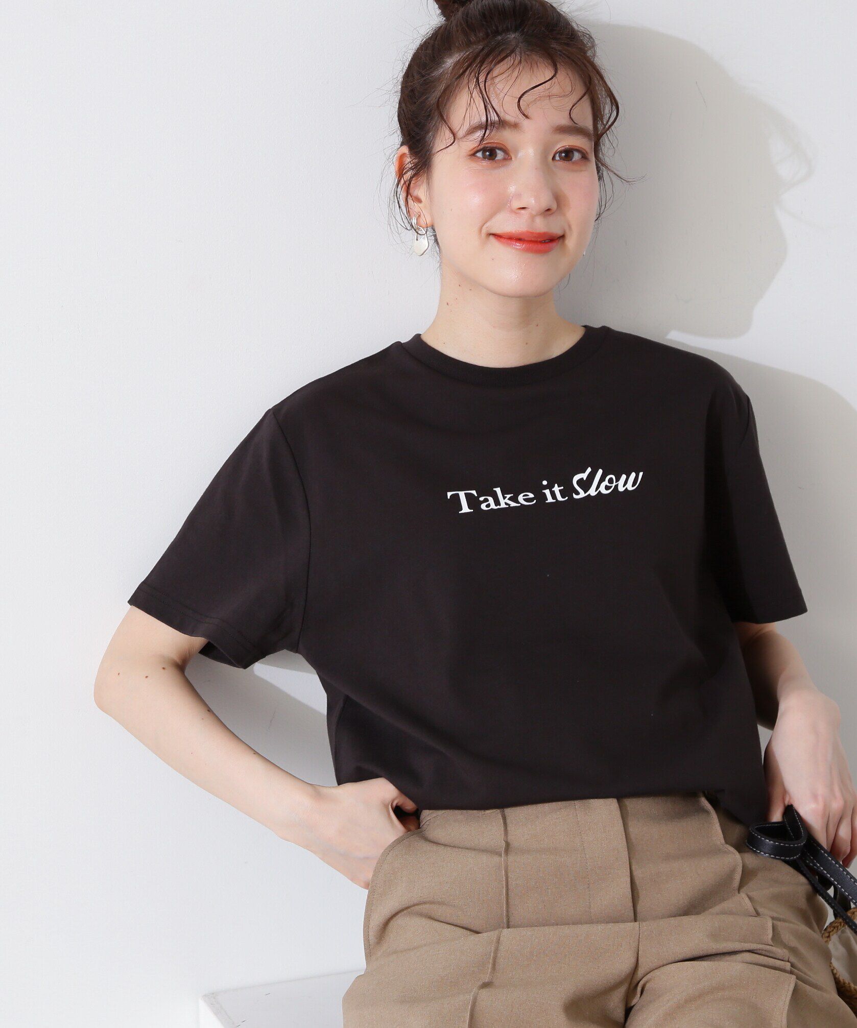  「タイポグラフィデザインロゴＴ」|Tシャツ・カットソー|
