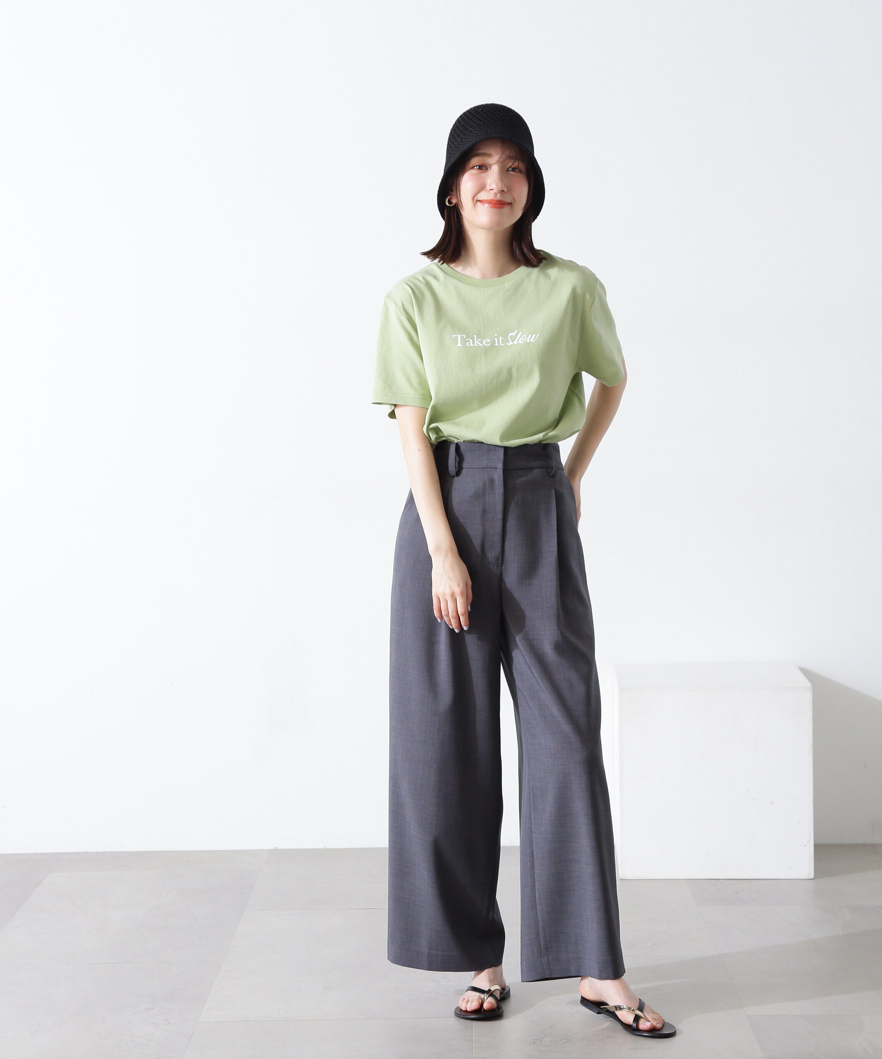  「タイポグラフィデザインロゴＴ」|Tシャツ・カットソー|