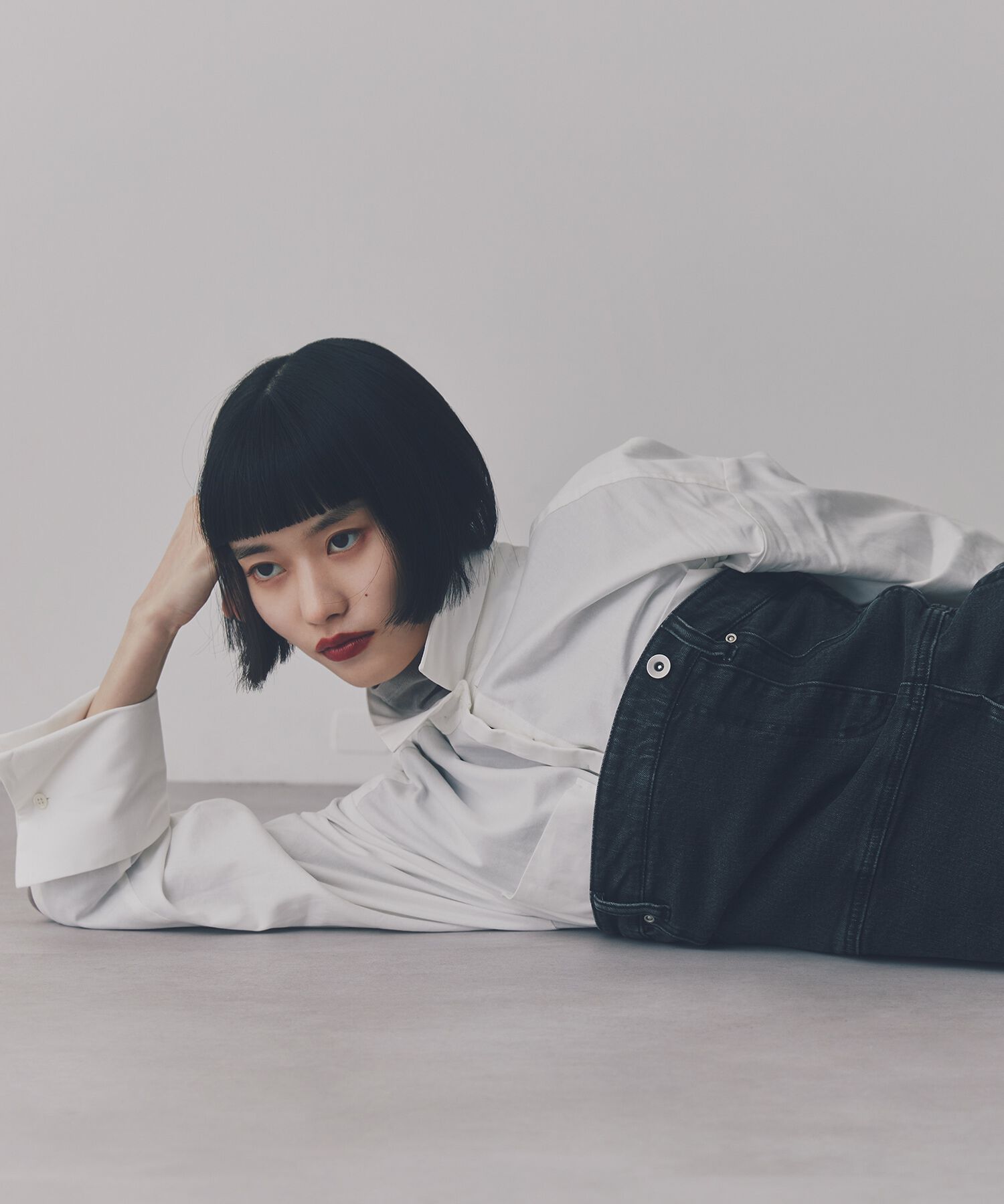  「デニムベアビスチェ」|シャツ・ブラウス|