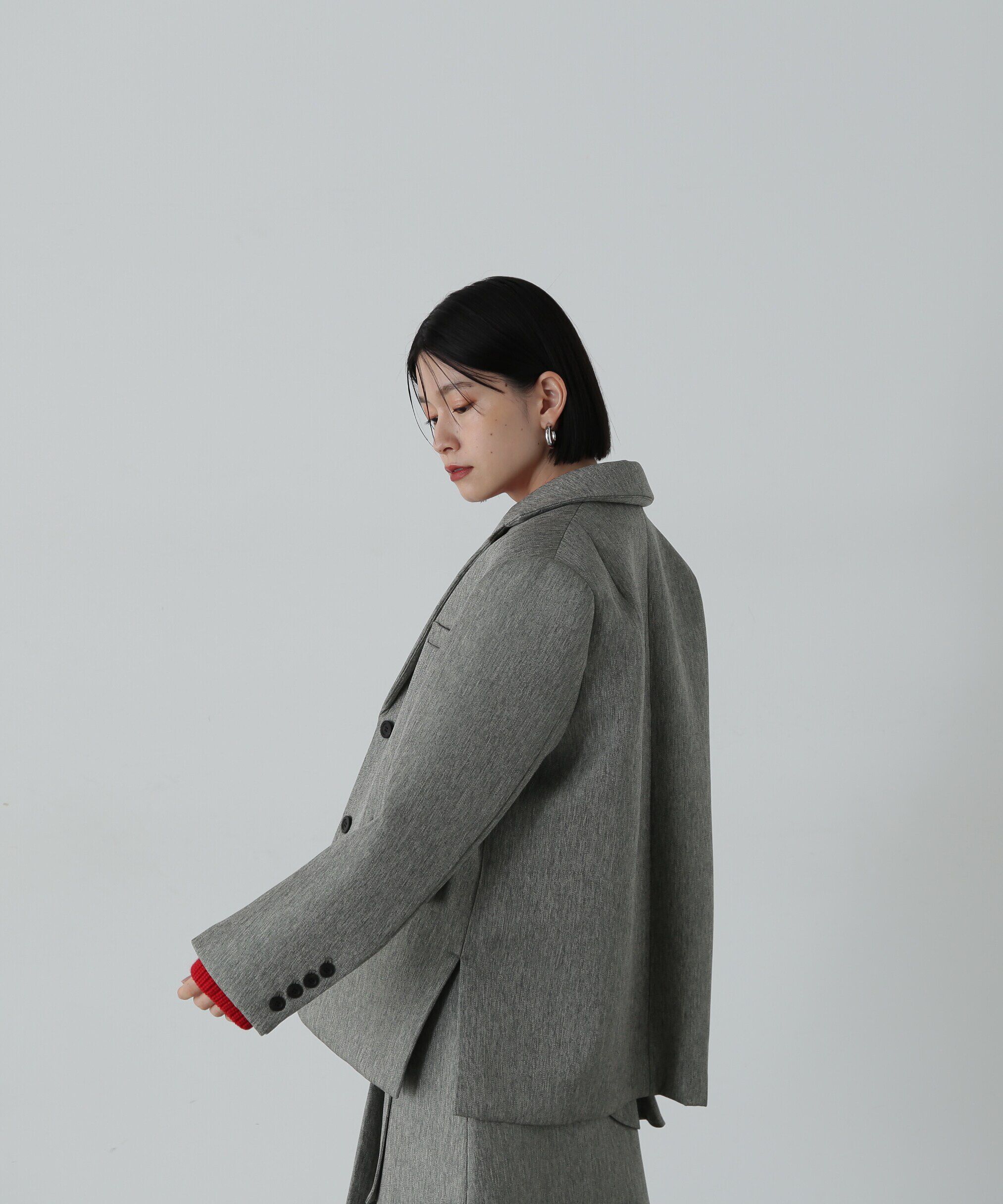  「ツイードボンディングジャケット」|ブルゾン・スタジャン|