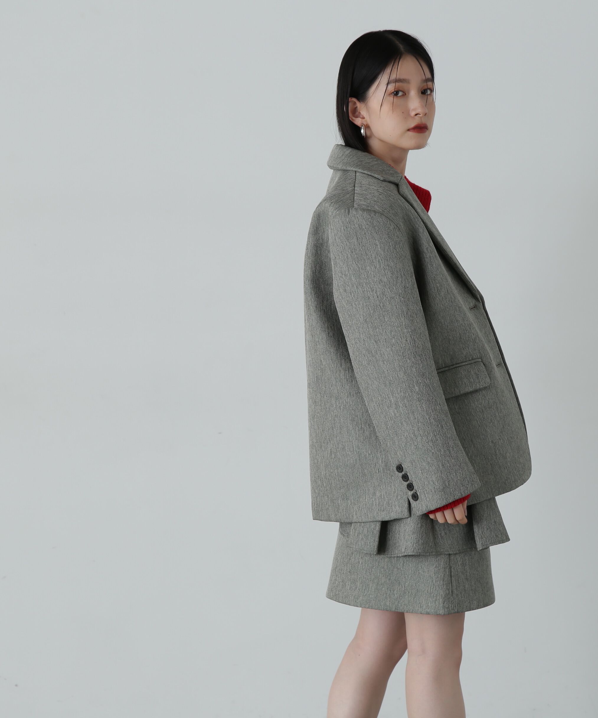  「ツイードボンディングジャケット」|ブルゾン・スタジャン|