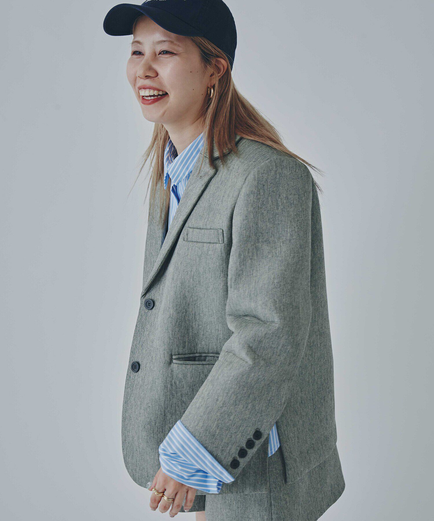  「ツイードボンディングジャケット」|ブルゾン・スタジャン|