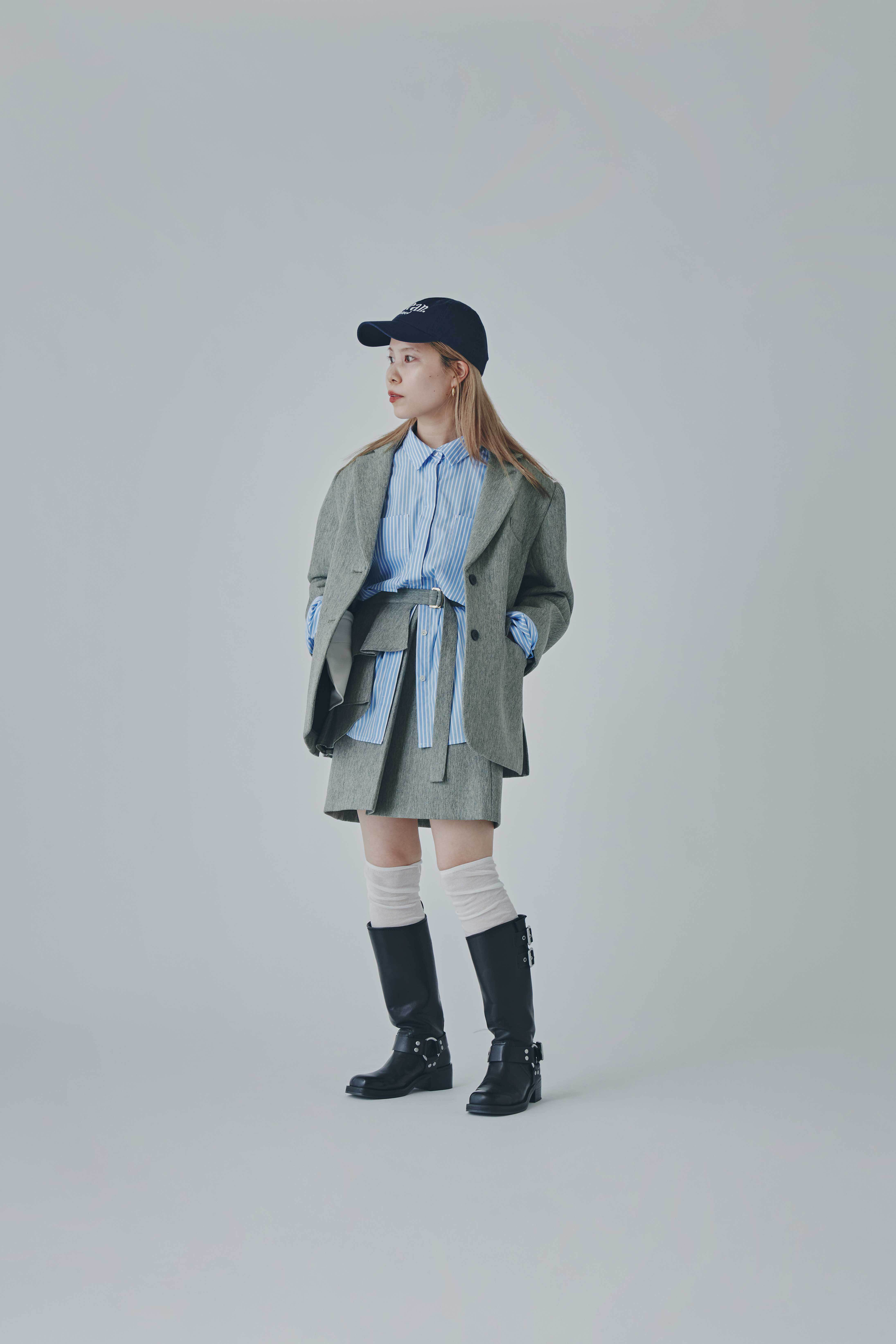  「ツイードボンディングジャケット」|ブルゾン・スタジャン|