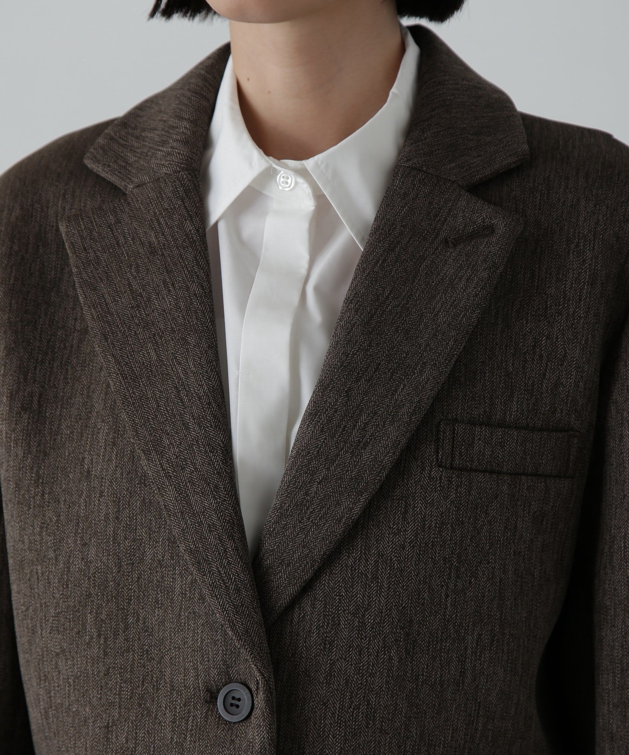  「ツイードボンディングジャケット」|ブルゾン・スタジャン|