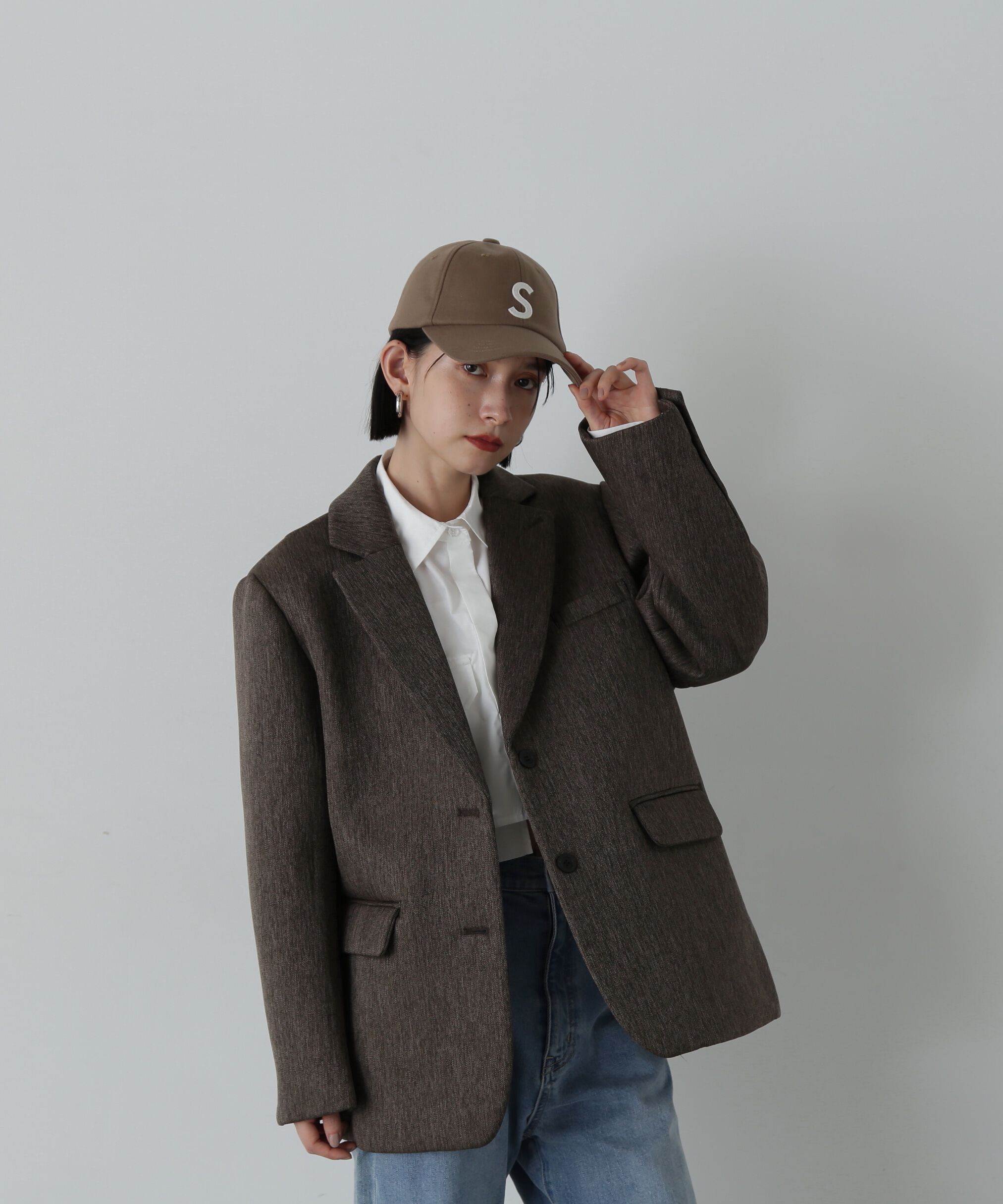  「ツイードボンディングジャケット」|ブルゾン・スタジャン|