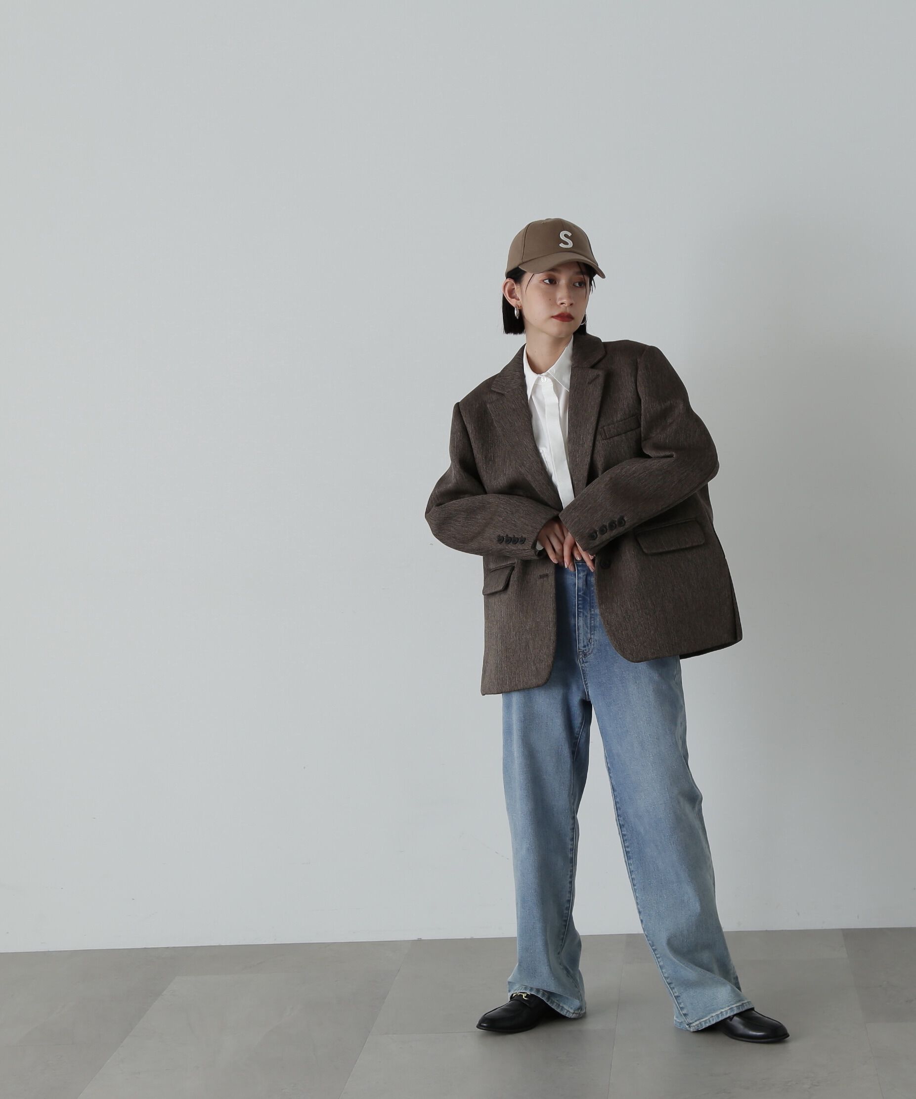  「ツイードボンディングジャケット」|ブルゾン・スタジャン|