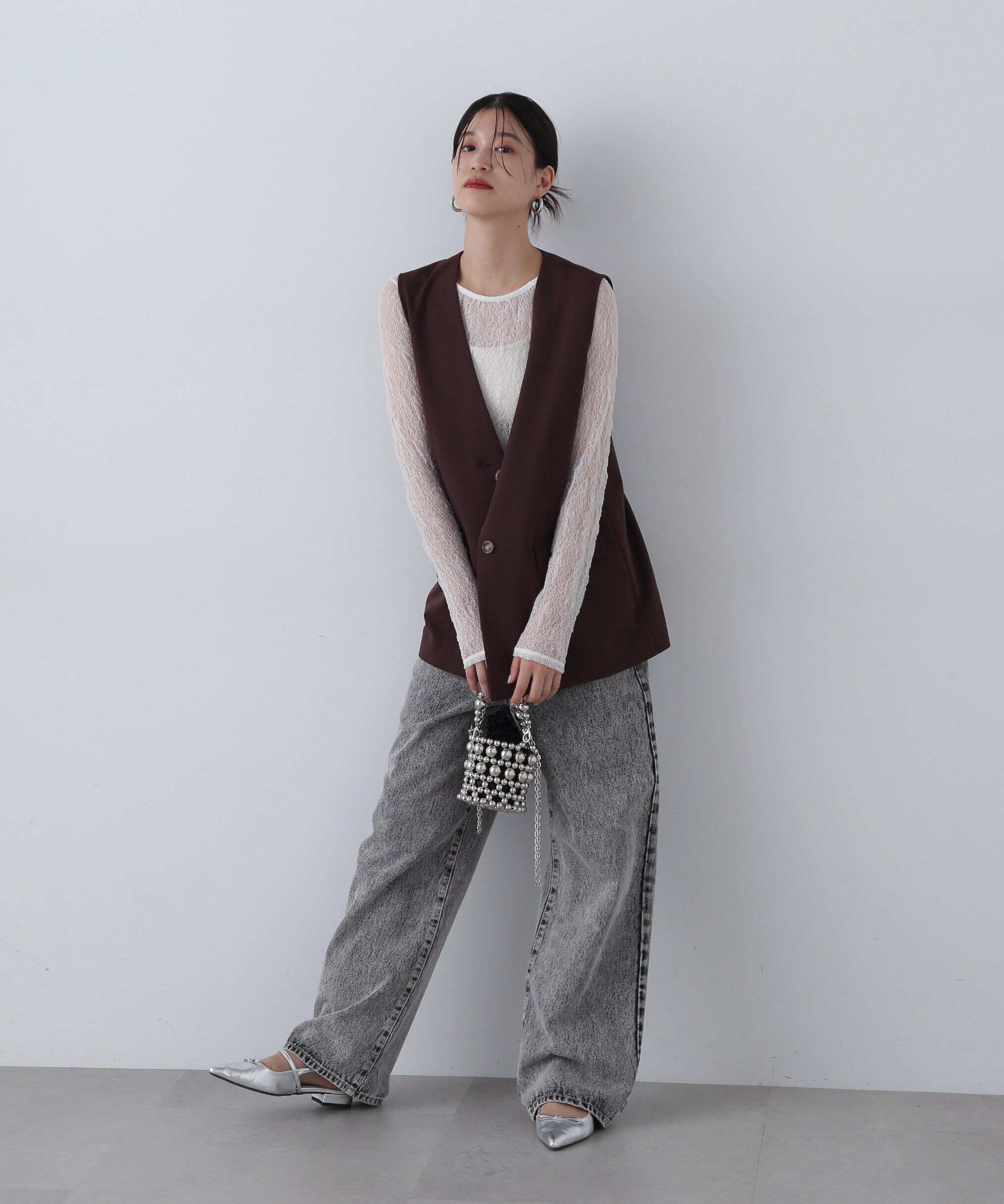  「シアーフラワーカットソー」|Tシャツ・カットソー|