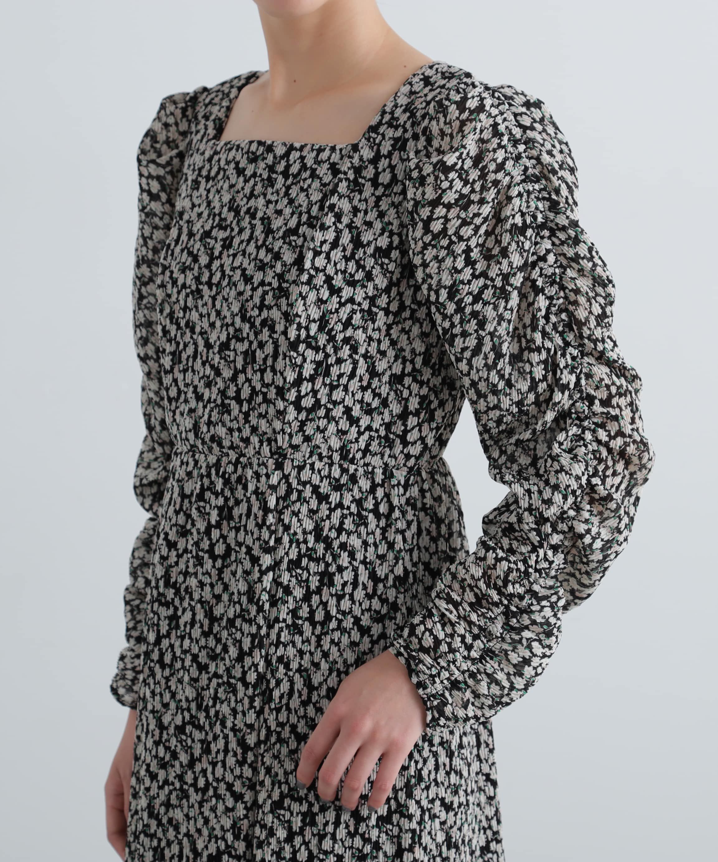  「楊柳プリントワンピース」|ワンピース|