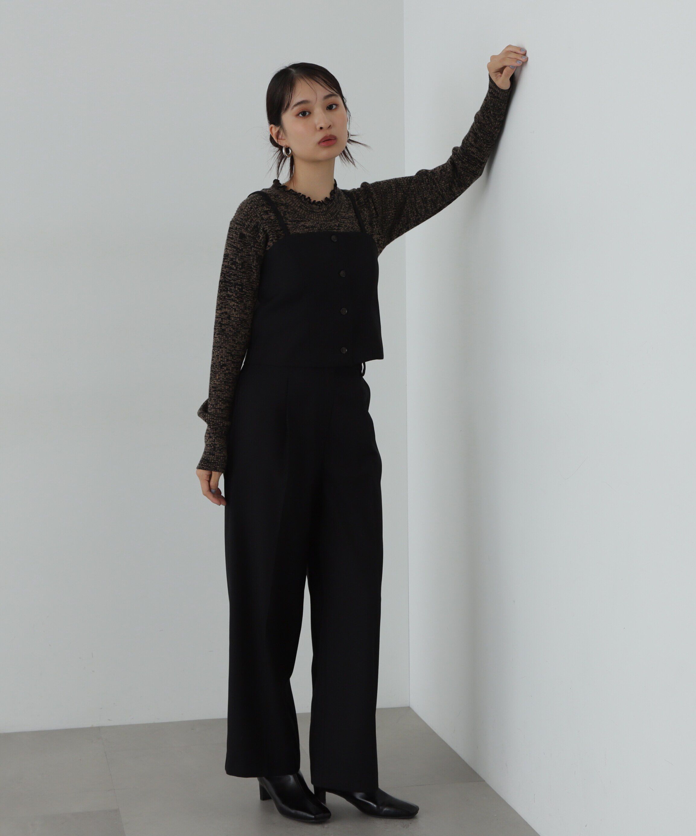  「メローネックリブニット」|ニット・セーター|