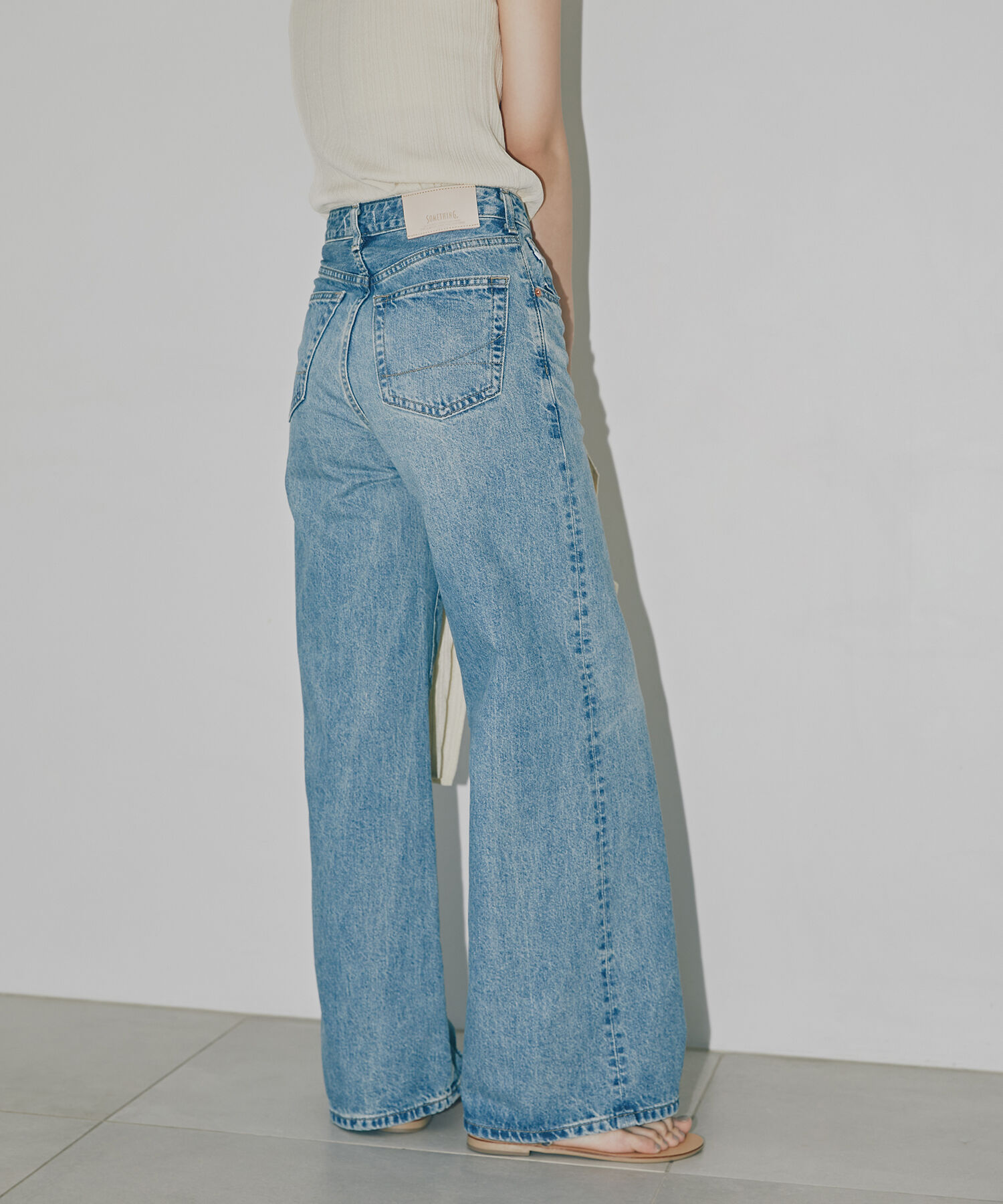  「LISA ヴィンテージワイドデニムパンツ」|その他|ブルー